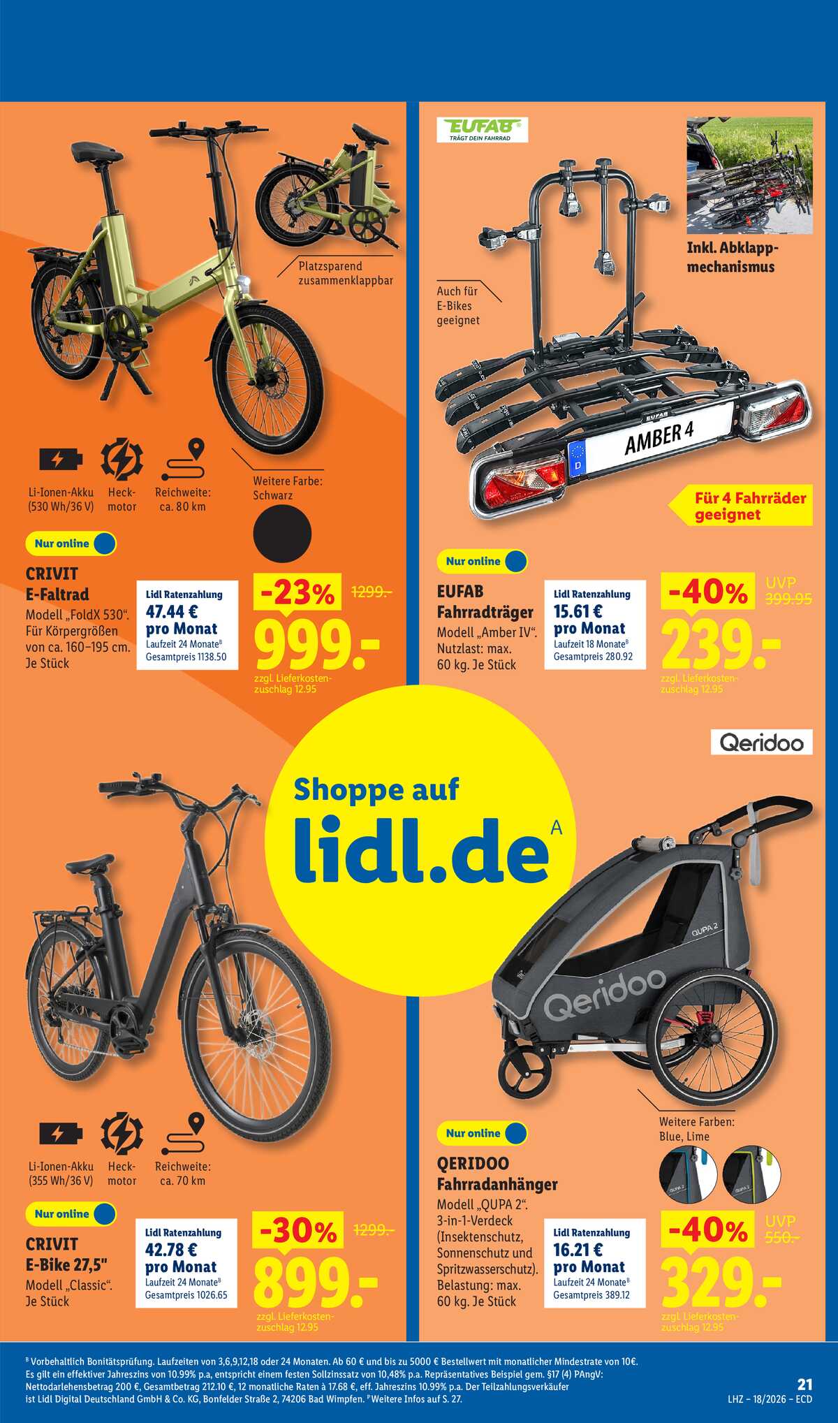 Leták Lidl Německo 27.4.-2.5.2026 strana 13
