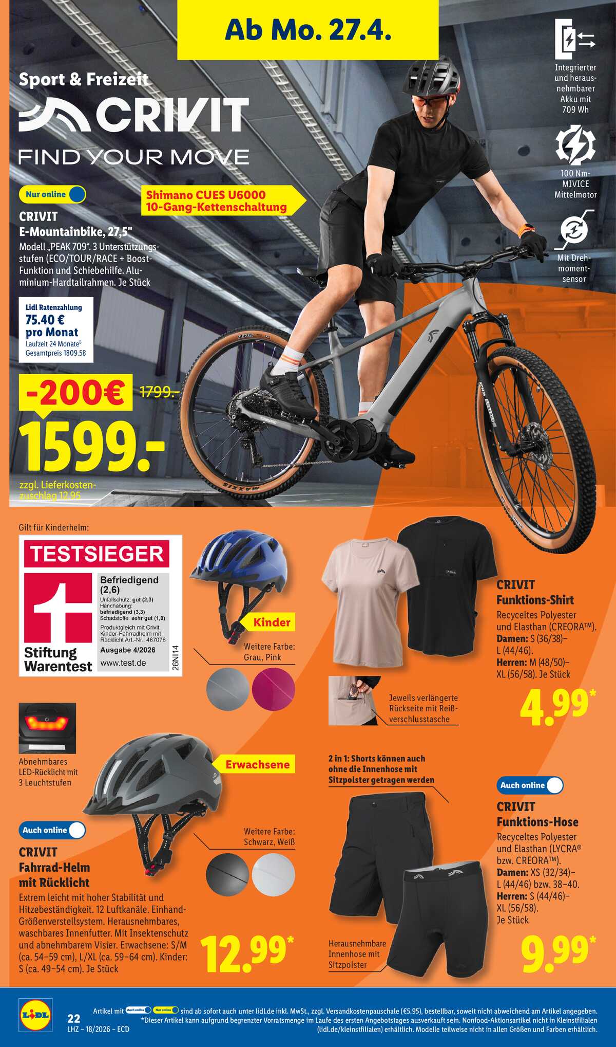 Leták Lidl Německo 27.4.-2.5.2026 strana 14