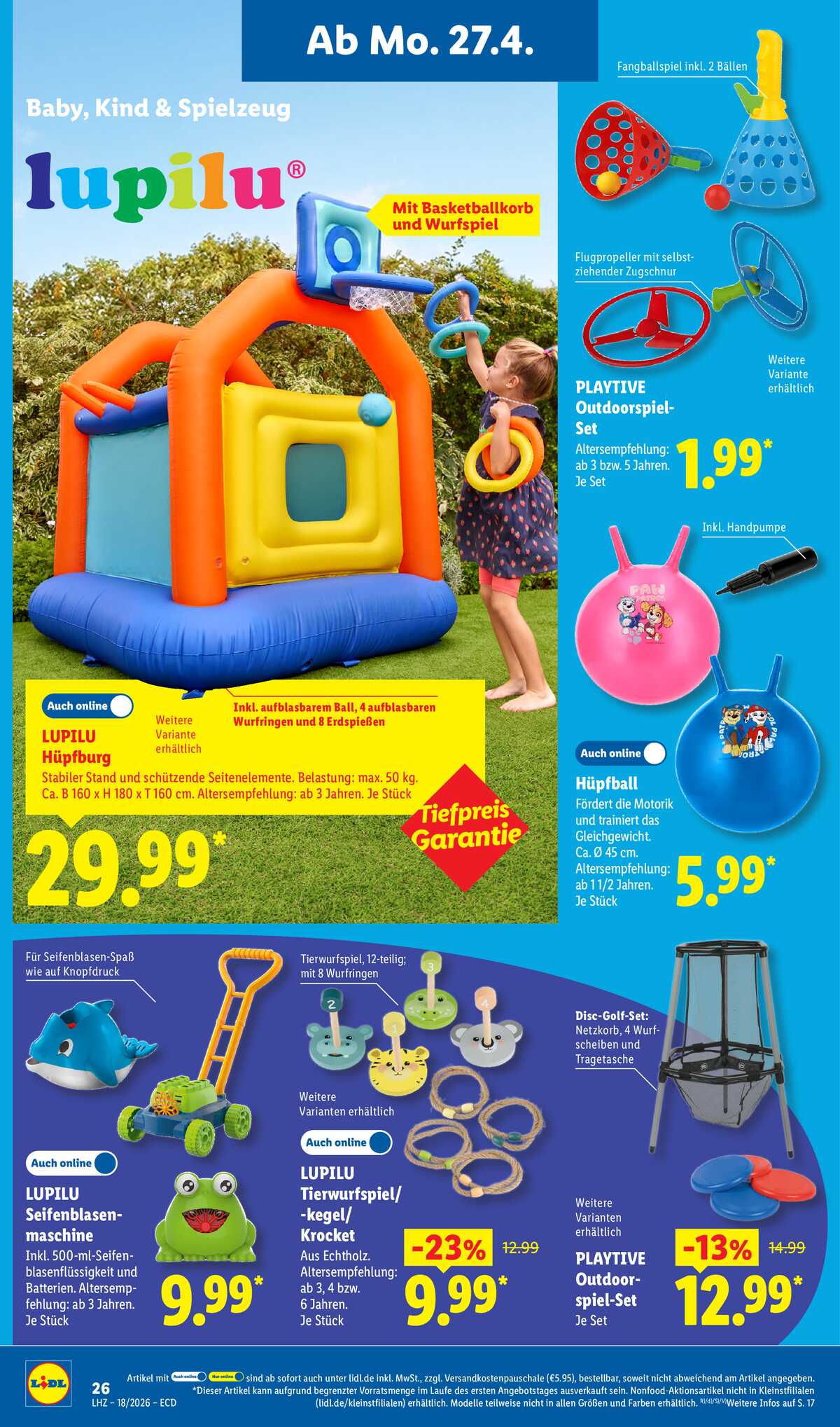 Leták Lidl Německo 27.4.-2.5.2026 strana 20