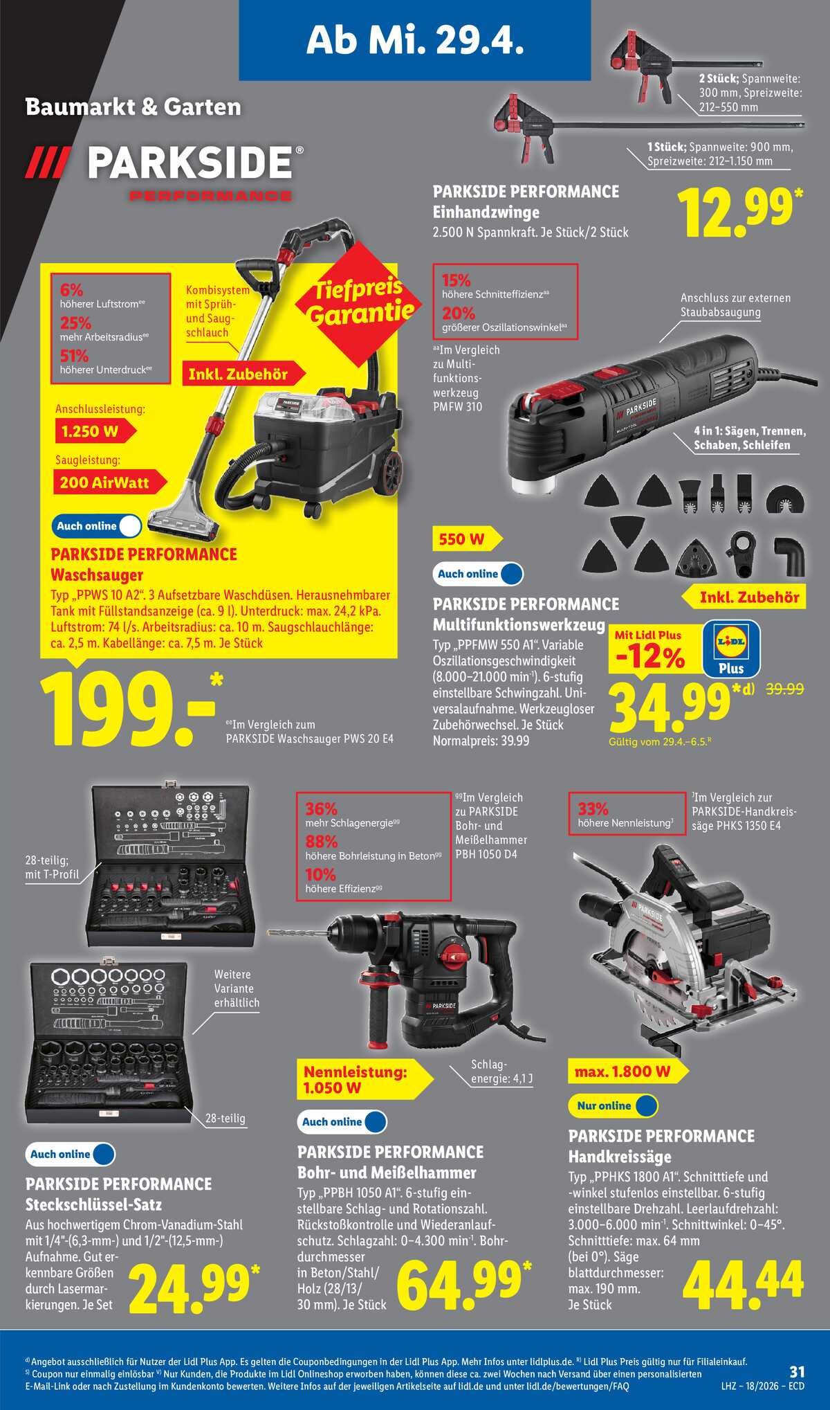 Leták Lidl Německo 27.4.-2.5.2026 strana 25