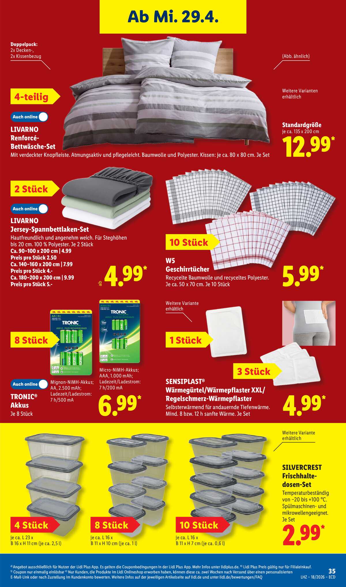 Leták Lidl Německo 27.4.-2.5.2026 strana 29