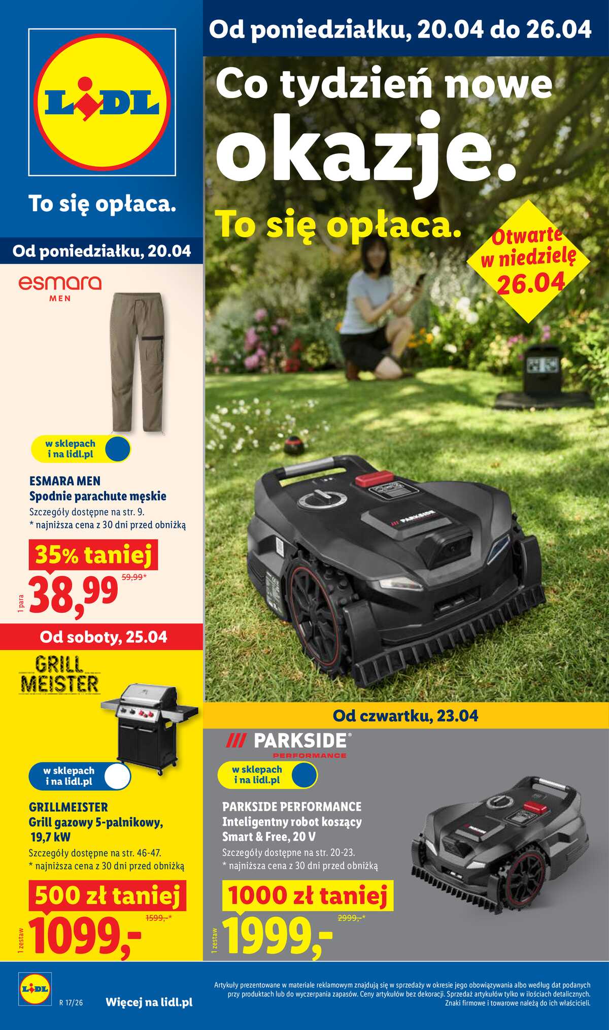 Leták Lidl Polsko 20.4.-26.4.2026 - Katalog platný od 20.04 strana 1