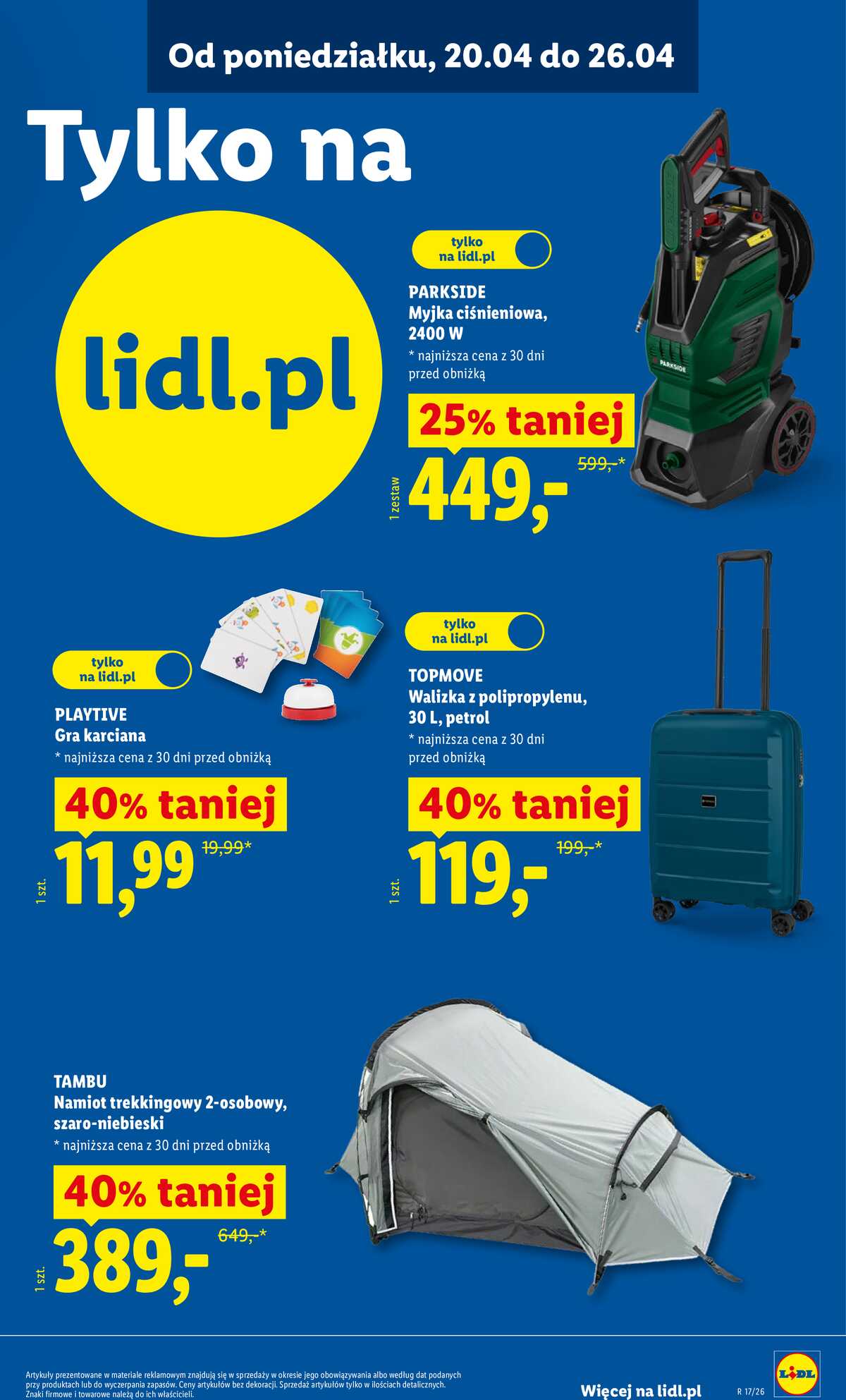 Leták Lidl Polsko 20.4.-26.4.2026 - Katalog platný od 20.04 strana 23