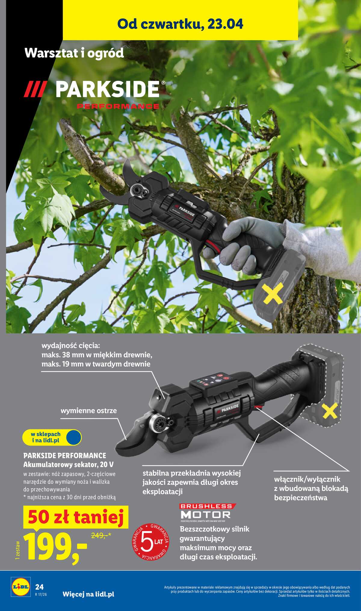 Leták Lidl Polsko 20.4.-26.4.2026 - Katalog platný od 20.04 strana 36