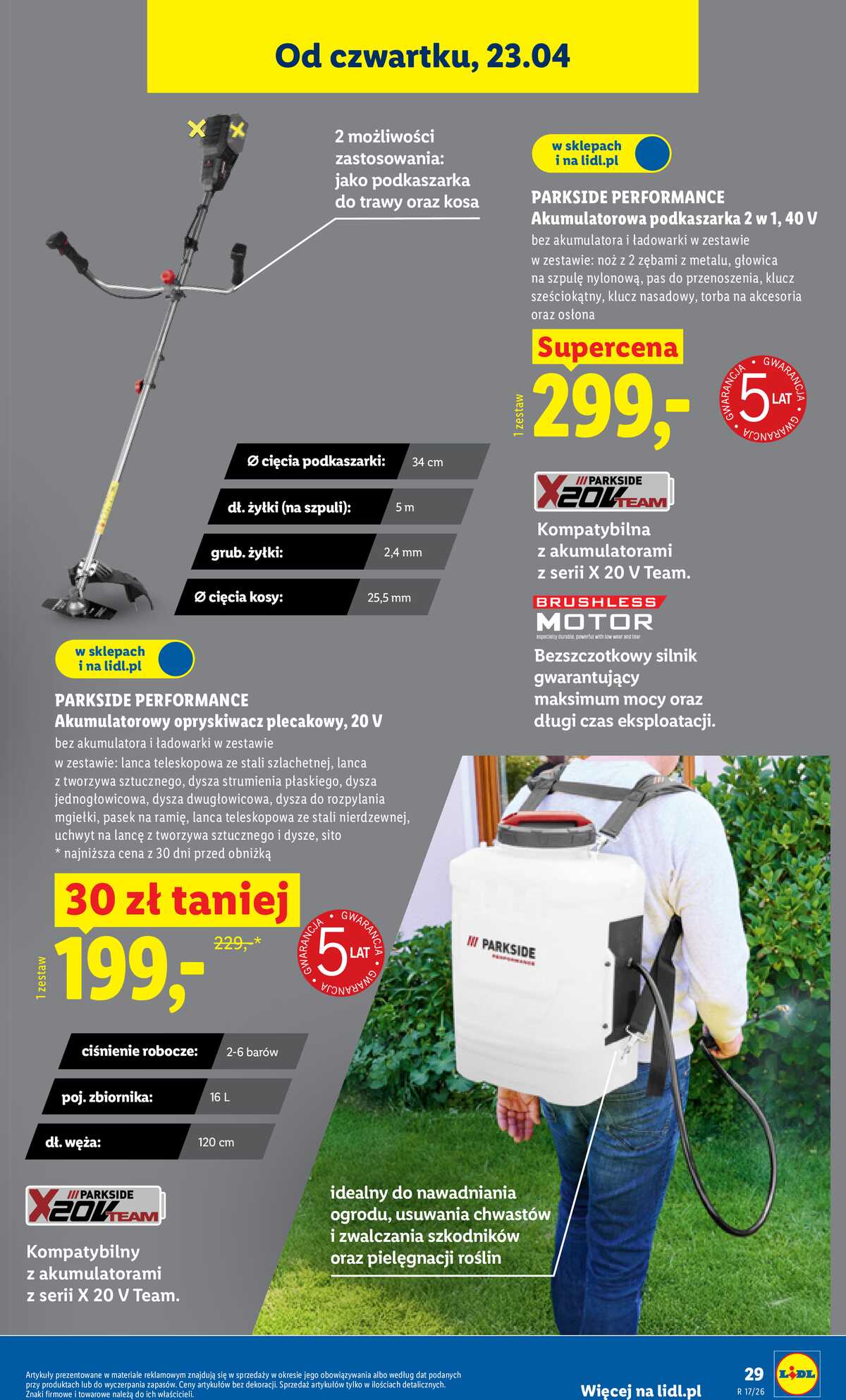 Leták Lidl Polsko 20.4.-26.4.2026 - Katalog platný od 20.04 strana 41