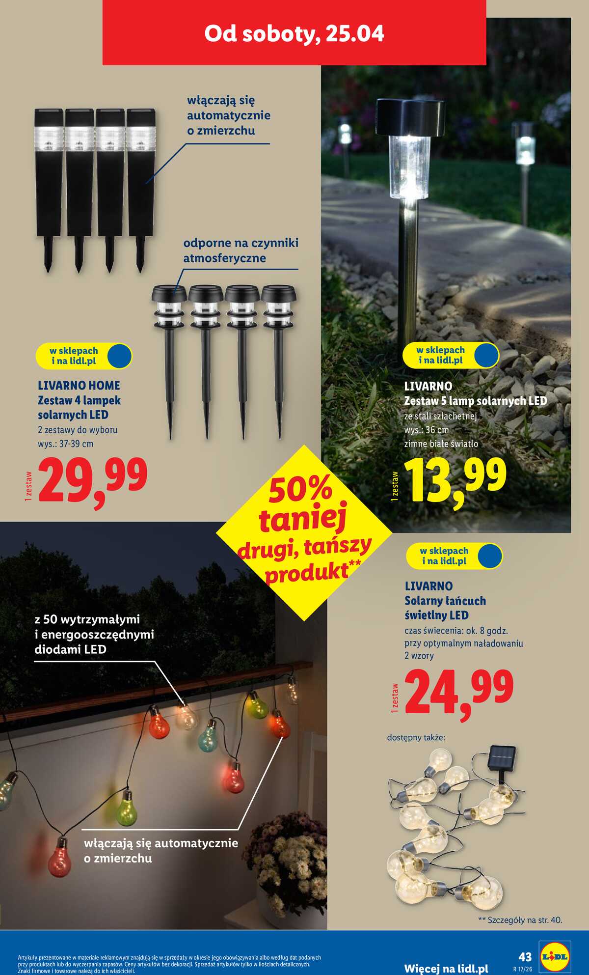 Leták Lidl Polsko 20.4.-26.4.2026 - Katalog platný od 20.04 strana 57