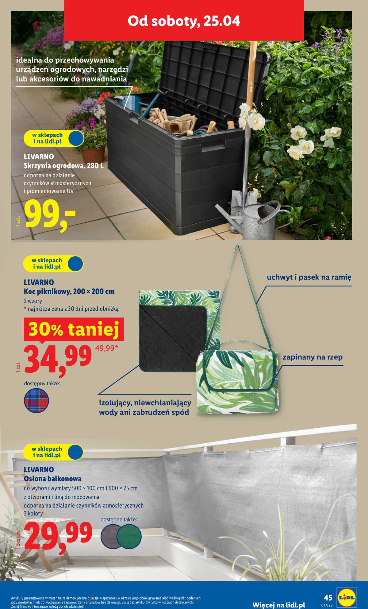 Leták Lidl Polsko 20.4.-26.4.2026 - Katalog platný od 20.04 strana 59