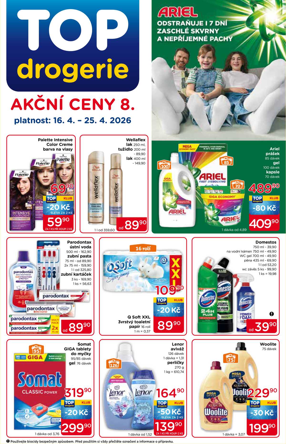 TOP drogerie do 25.4. strana 1