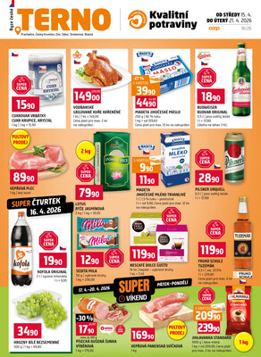 Terno Zlín, Český Krumlov, Prachatice, Strakonice, Blatná a Tábor 15.4. - 21.4.