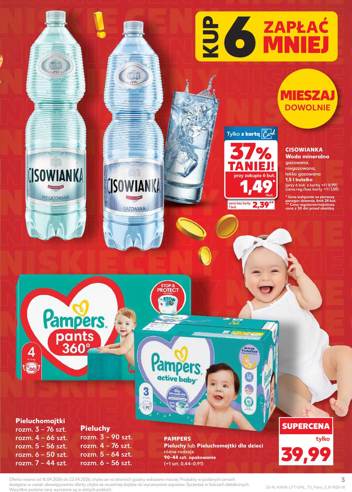 Leták Kaufland Polsko 16.4.-22.4.2026 - Noviny týdne strana 3