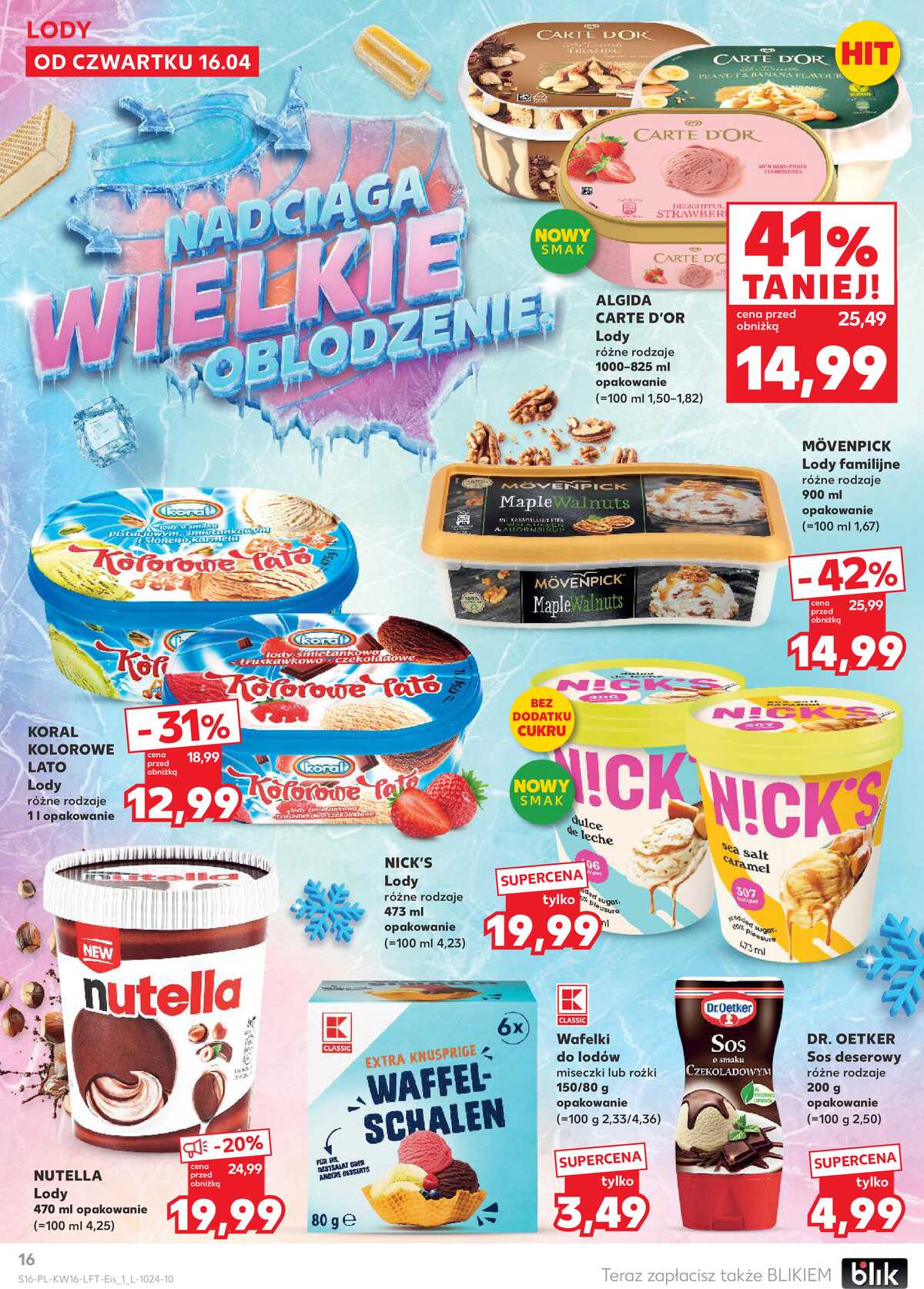 Leták Kaufland Polsko 16.4.-22.4.2026 - Noviny týdne strana 16