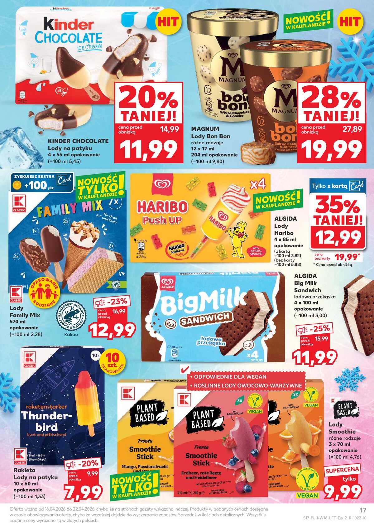 Leták Kaufland Polsko 16.4.-22.4.2026 - Noviny týdne strana 17