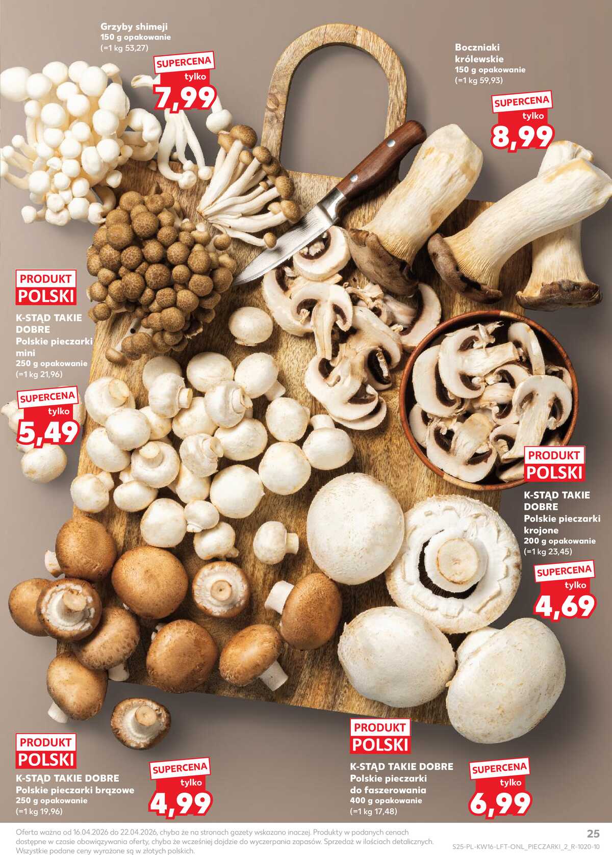 Leták Kaufland Polsko 16.4.-22.4.2026 - Noviny týdne strana 25