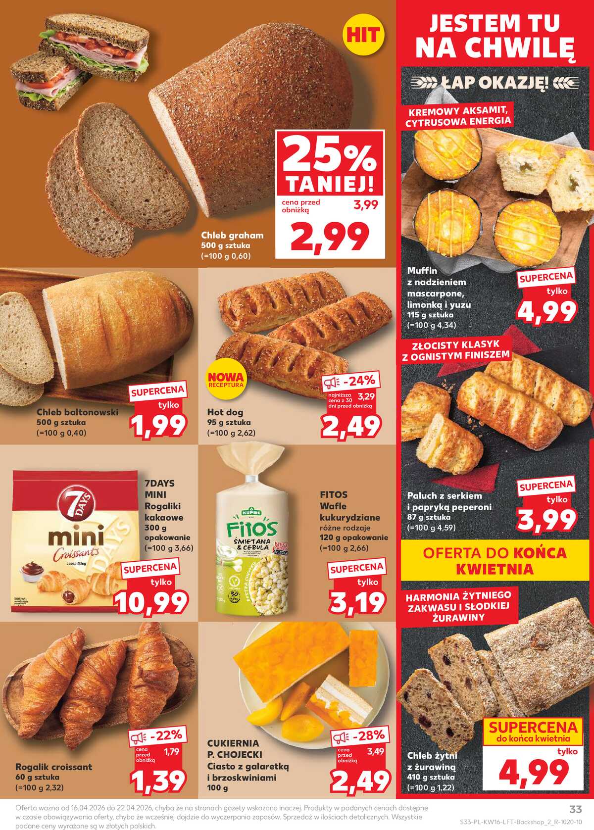 Leták Kaufland Polsko 16.4.-22.4.2026 - Noviny týdne strana 33