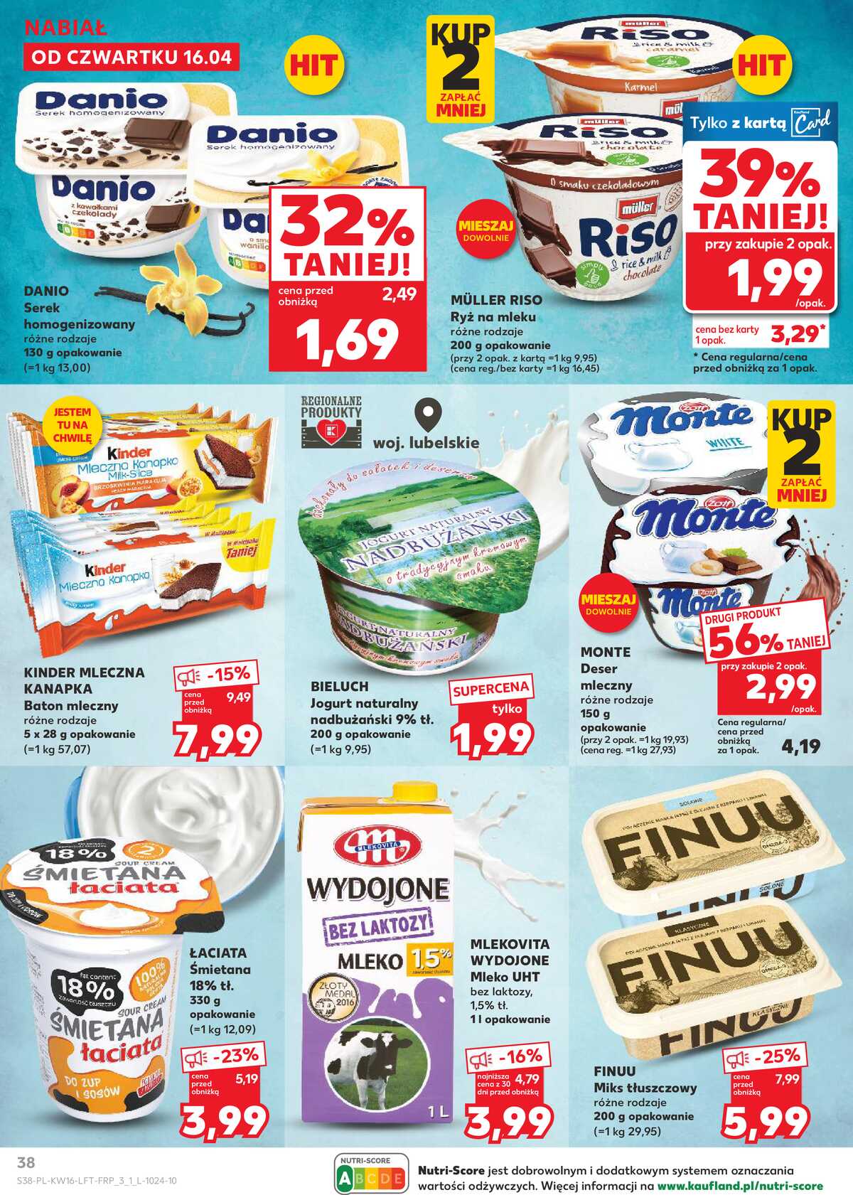 Leták Kaufland Polsko 16.4.-22.4.2026 - Noviny týdne strana 38