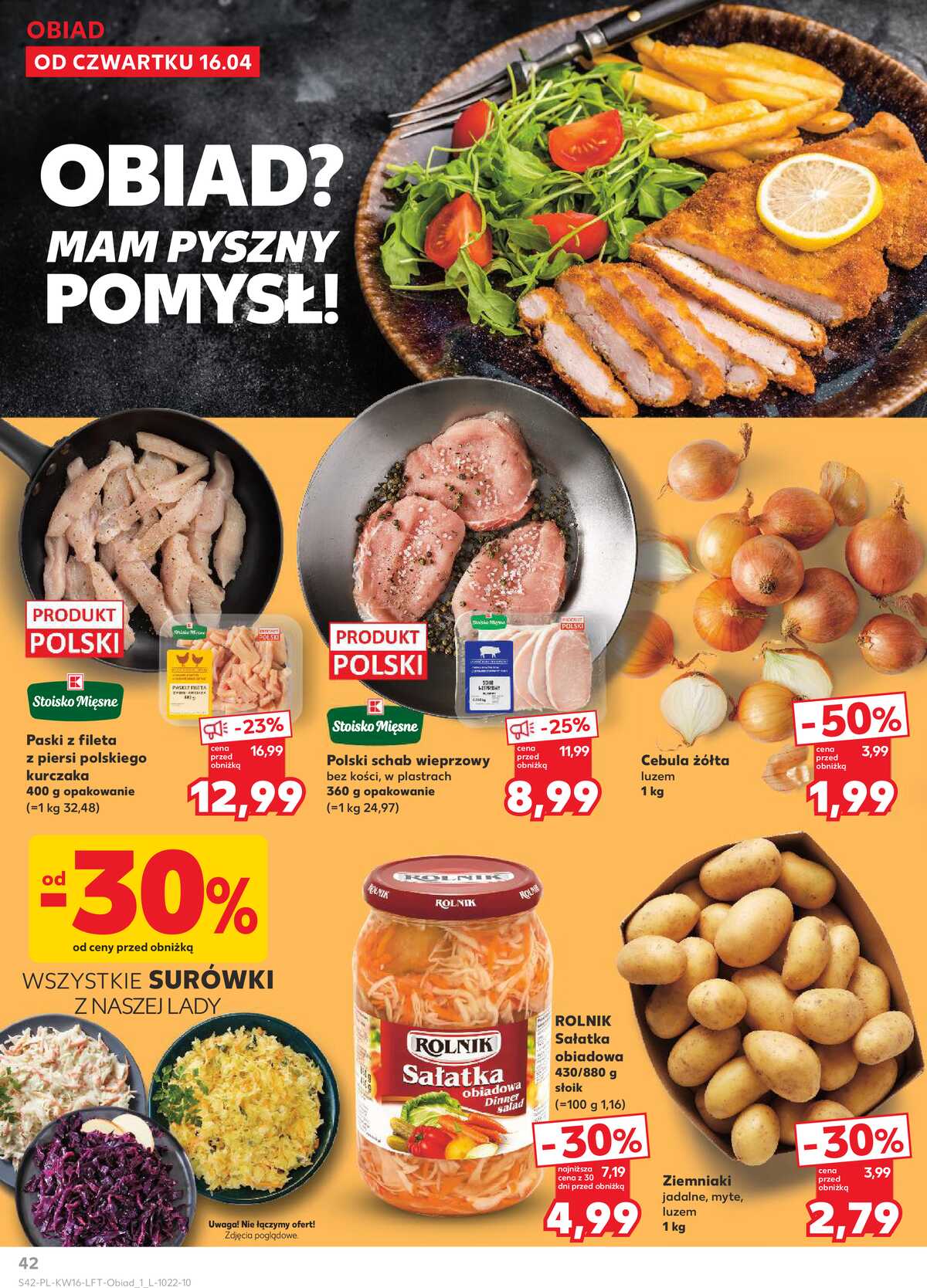 Leták Kaufland Polsko 16.4.-22.4.2026 - Noviny týdne strana 42