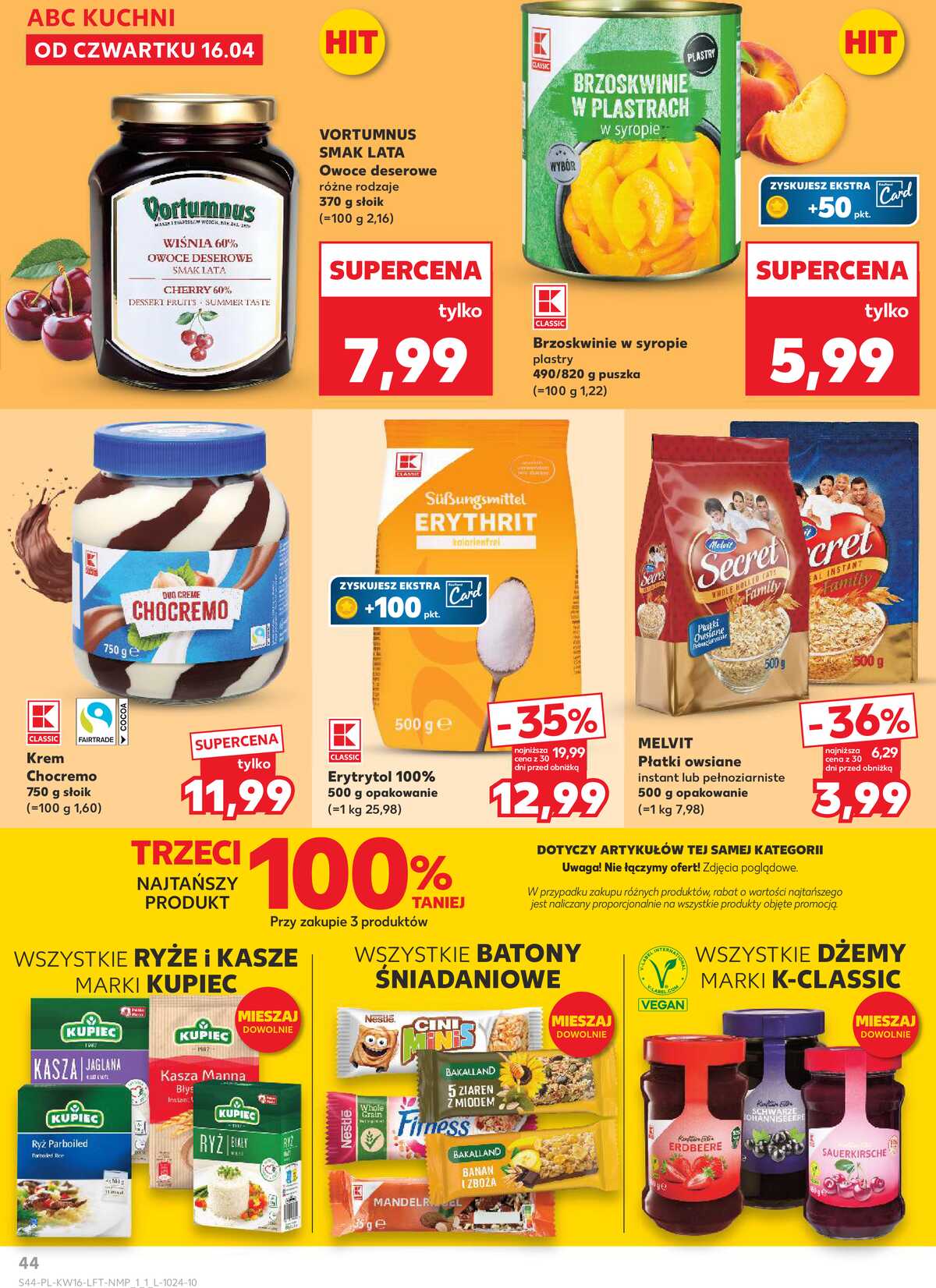 Leták Kaufland Polsko 16.4.-22.4.2026 - Noviny týdne strana 44
