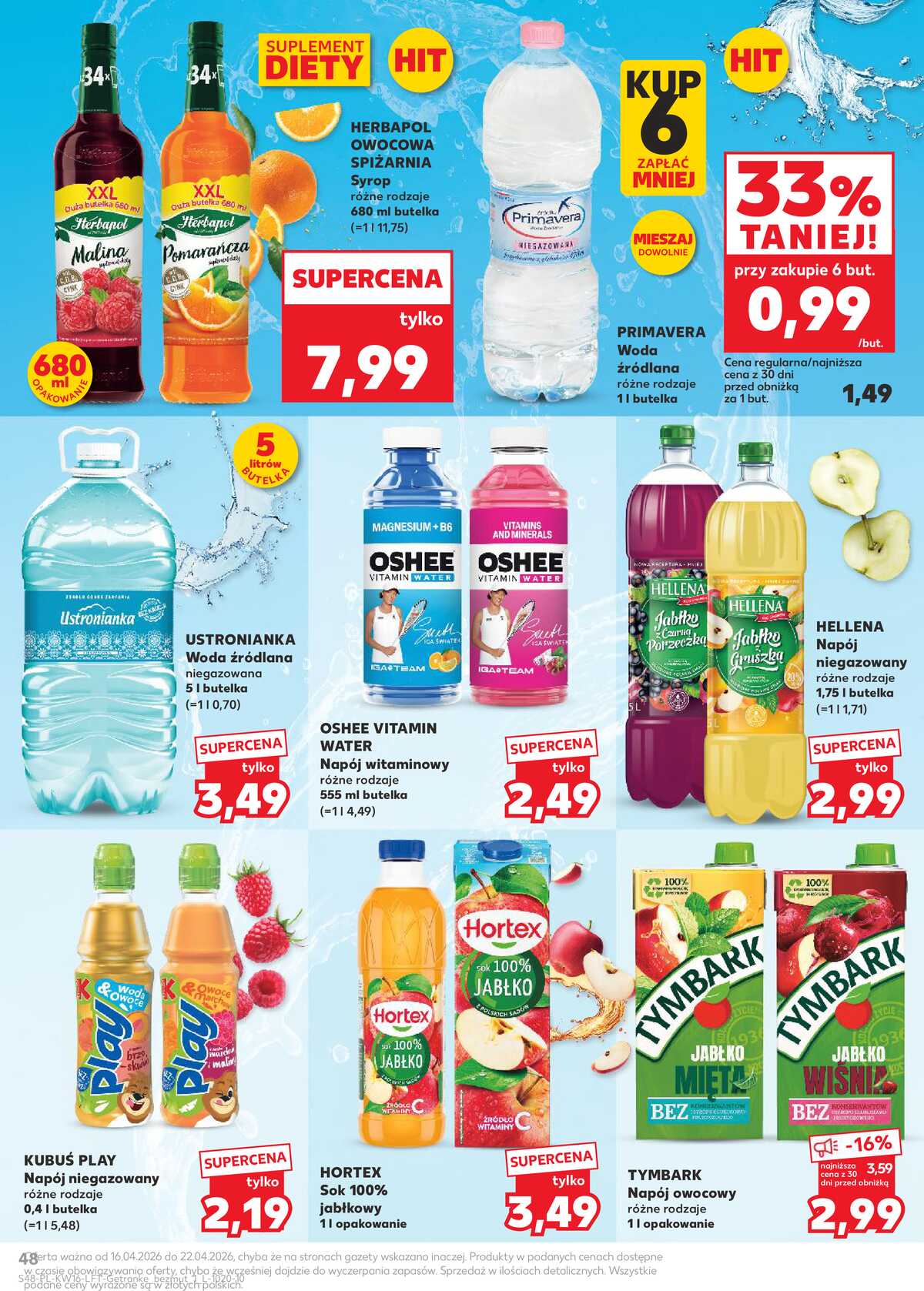 Leták Kaufland Polsko 16.4.-22.4.2026 - Noviny týdne strana 48