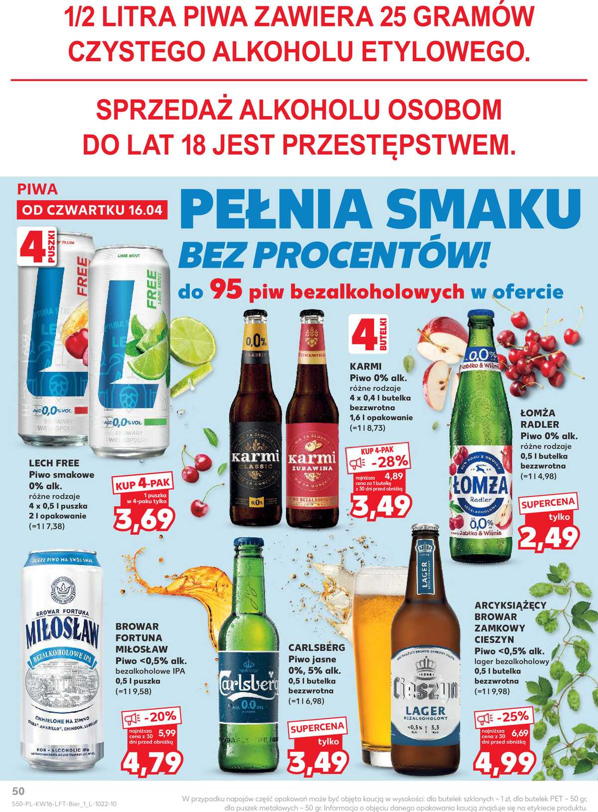 Leták Kaufland Polsko 16.4.-22.4.2026 - Noviny týdne strana 50