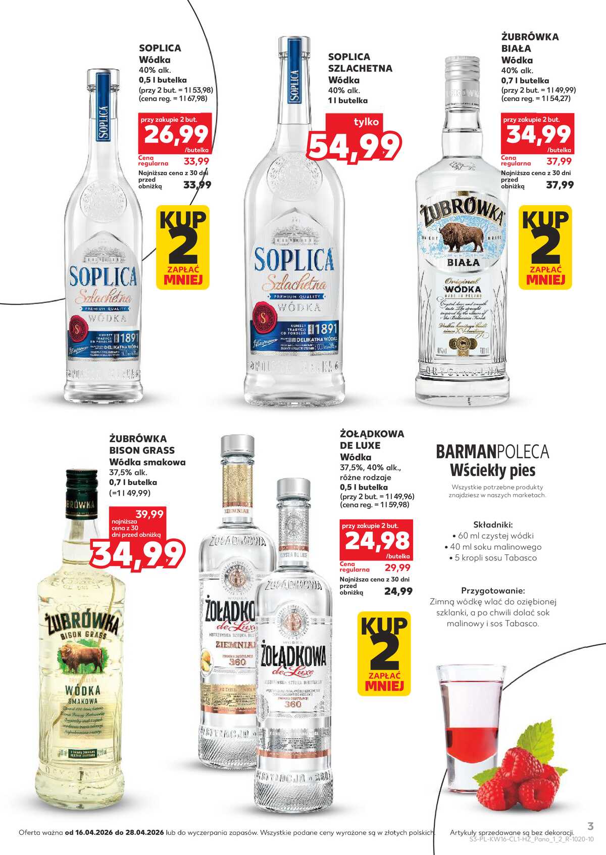 Leták Kaufland Polsko 16.4.-28.4.2026 - Bar Kaufland strana 3