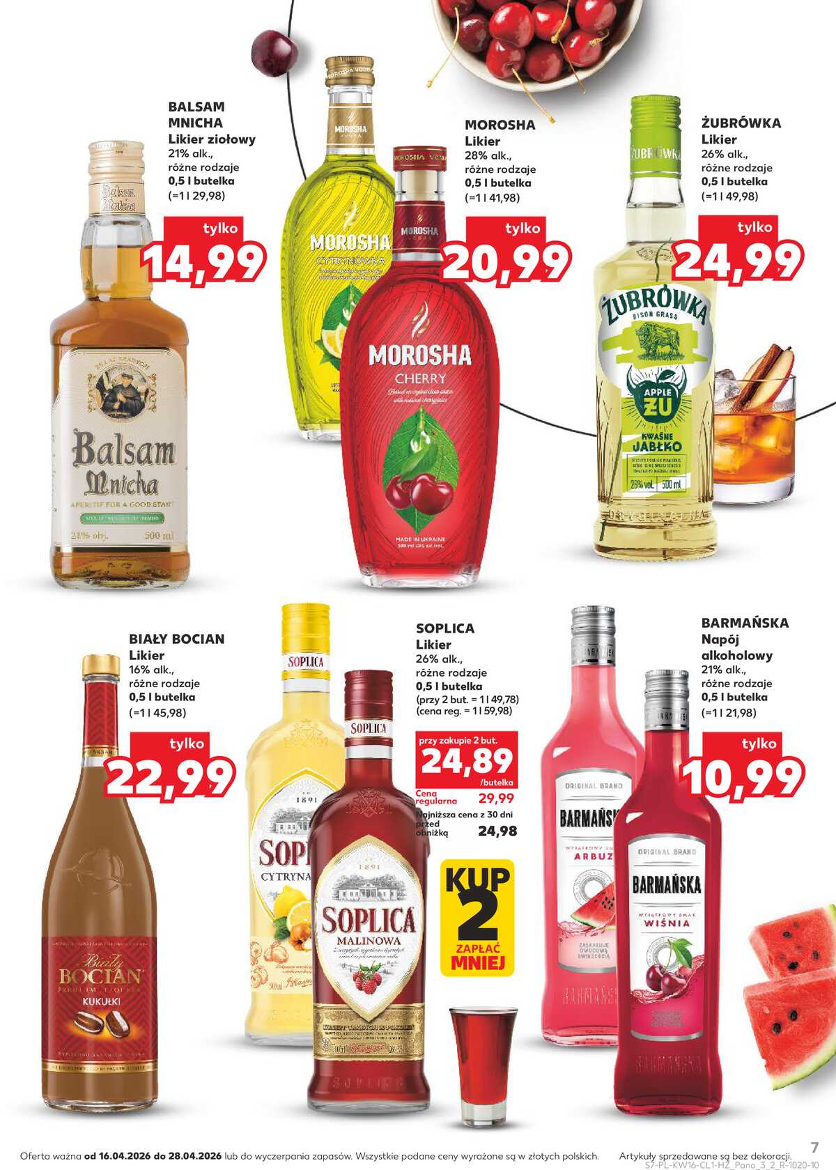 Leták Kaufland Polsko 16.4.-28.4.2026 - Bar Kaufland strana 7