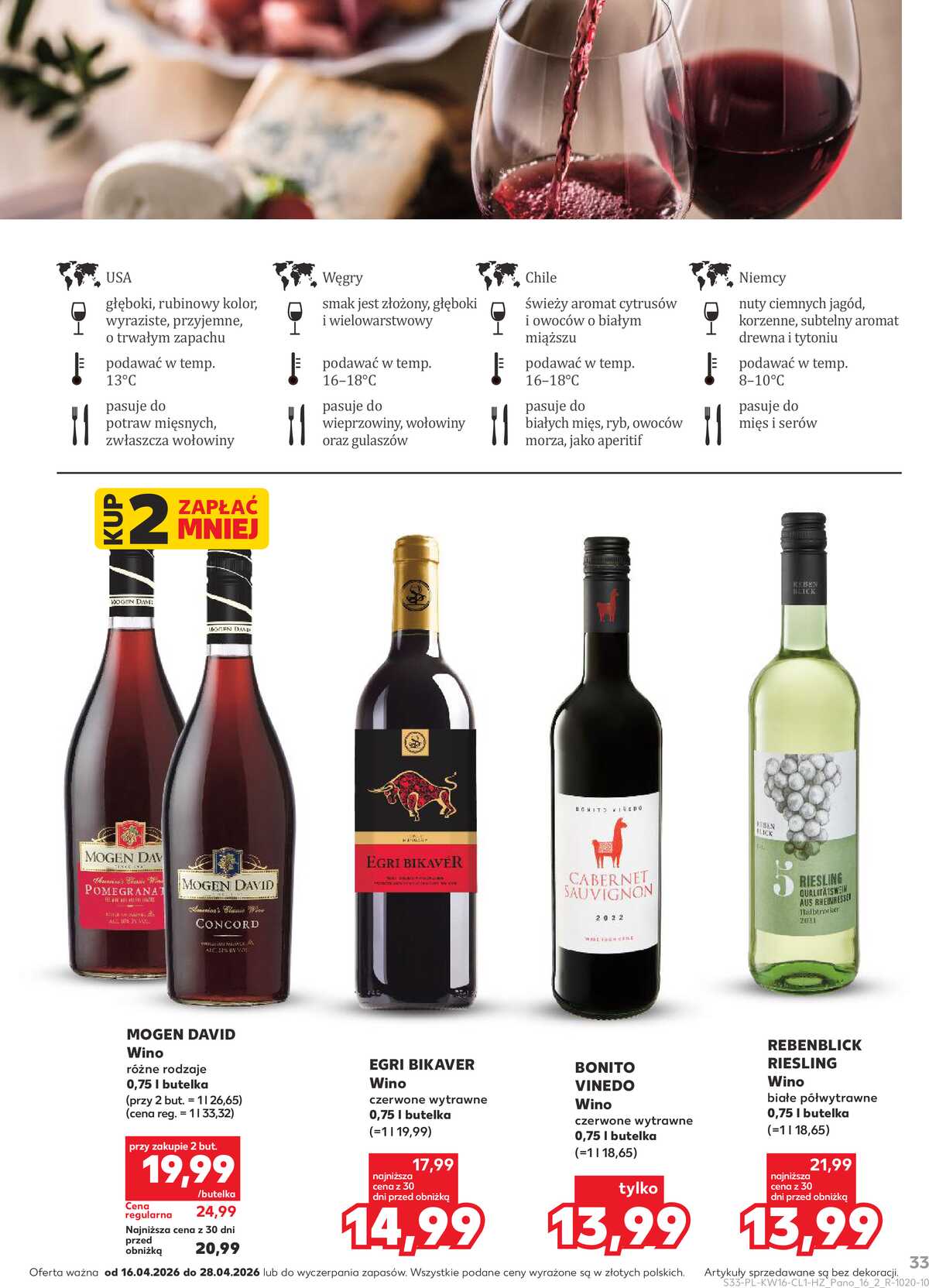 Leták Kaufland Polsko 16.4.-28.4.2026 - Bar Kaufland strana 33