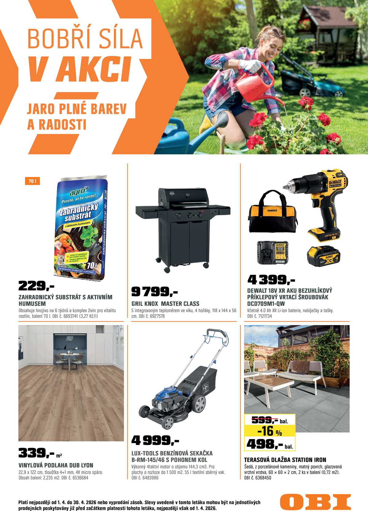 OBI 16.4. - 30.4. strana 1