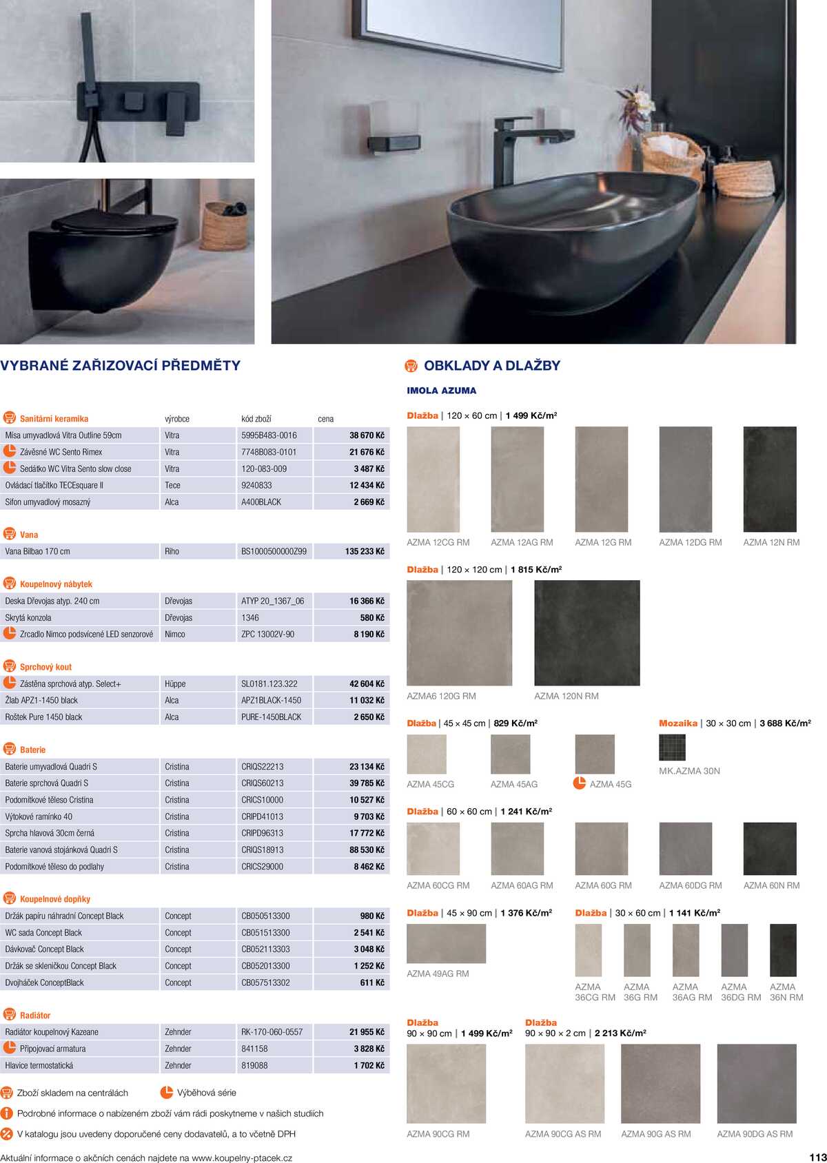 Koupelny Ptáček katalog koupelny strana 113