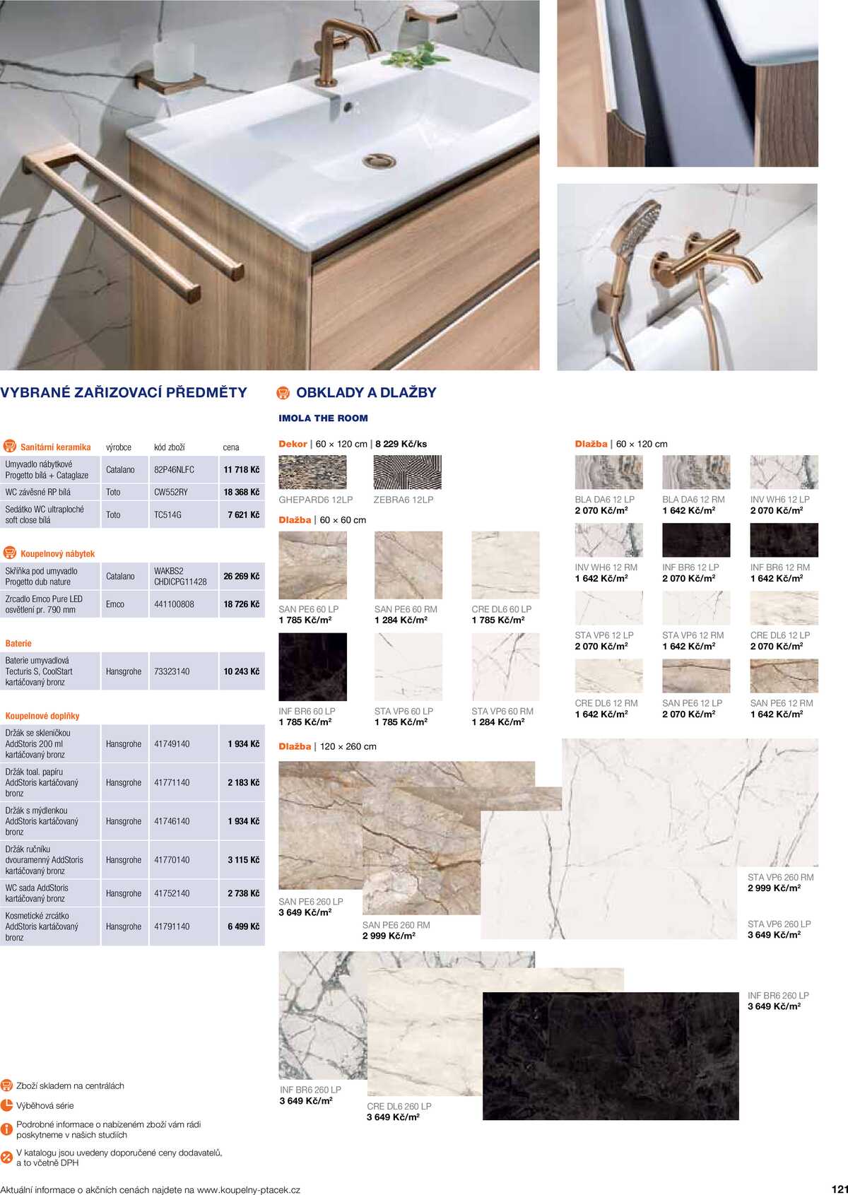 Koupelny Ptáček katalog koupelny strana 121