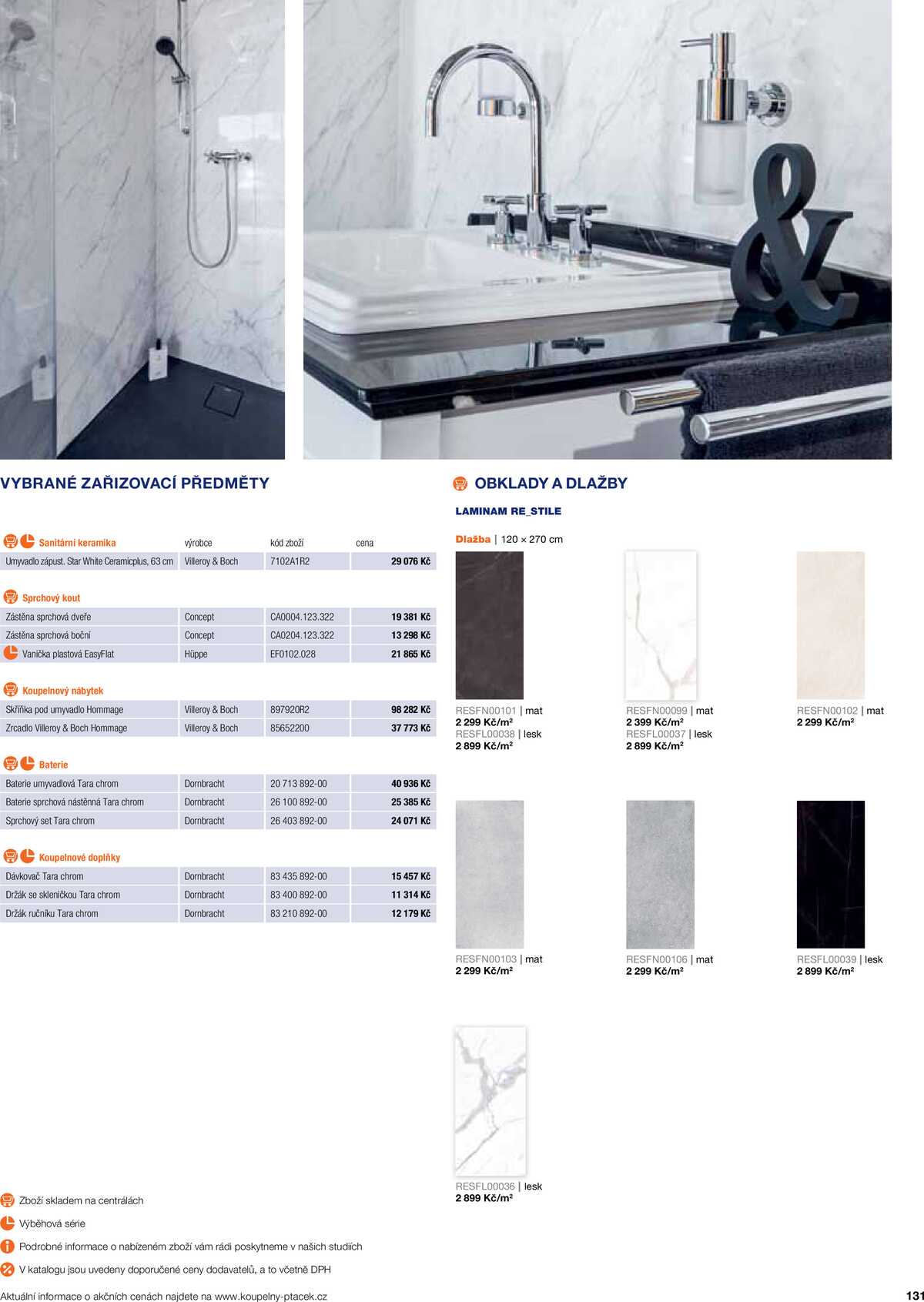 Koupelny Ptáček katalog koupelny strana 131