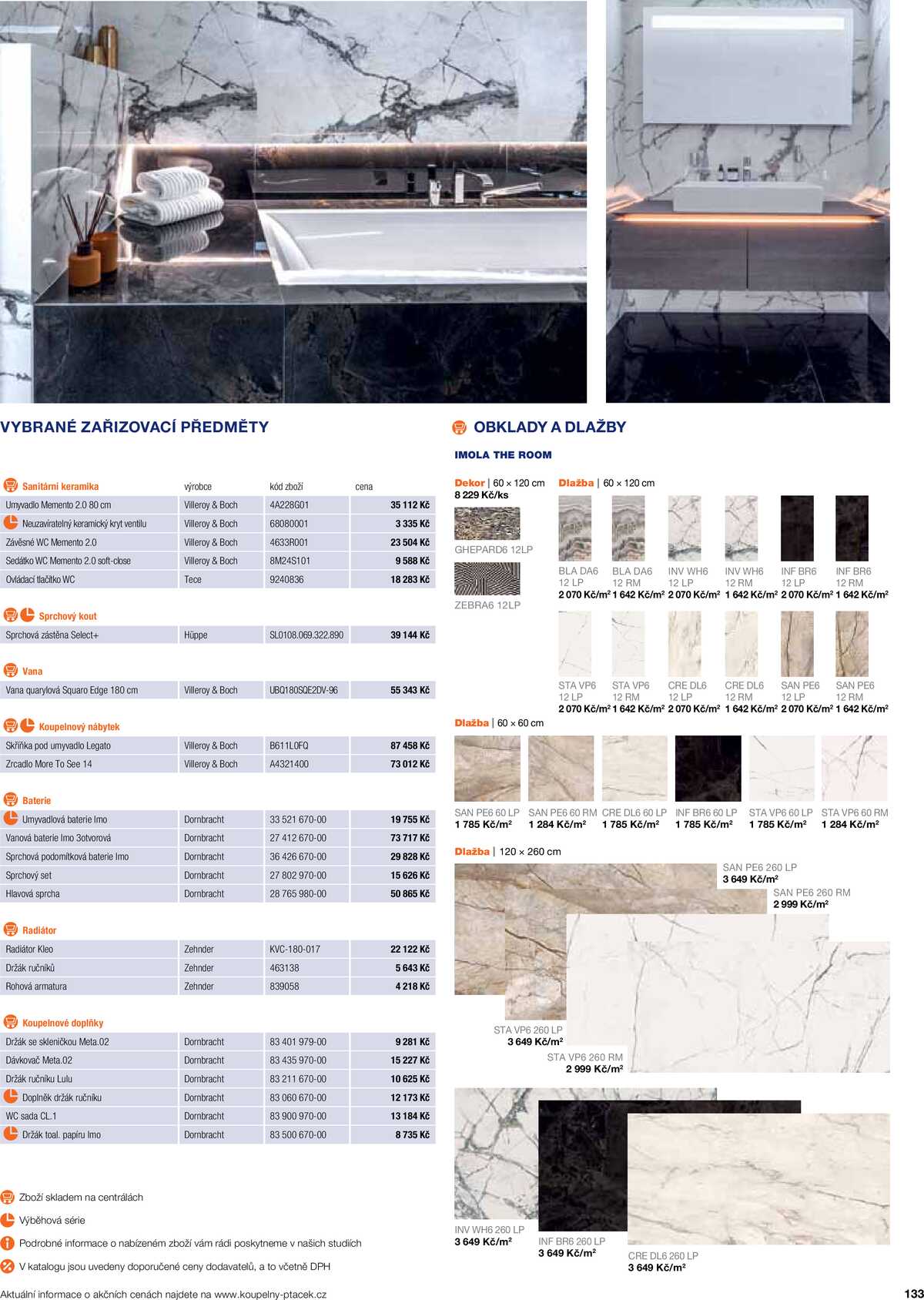 Koupelny Ptáček katalog koupelny strana 133