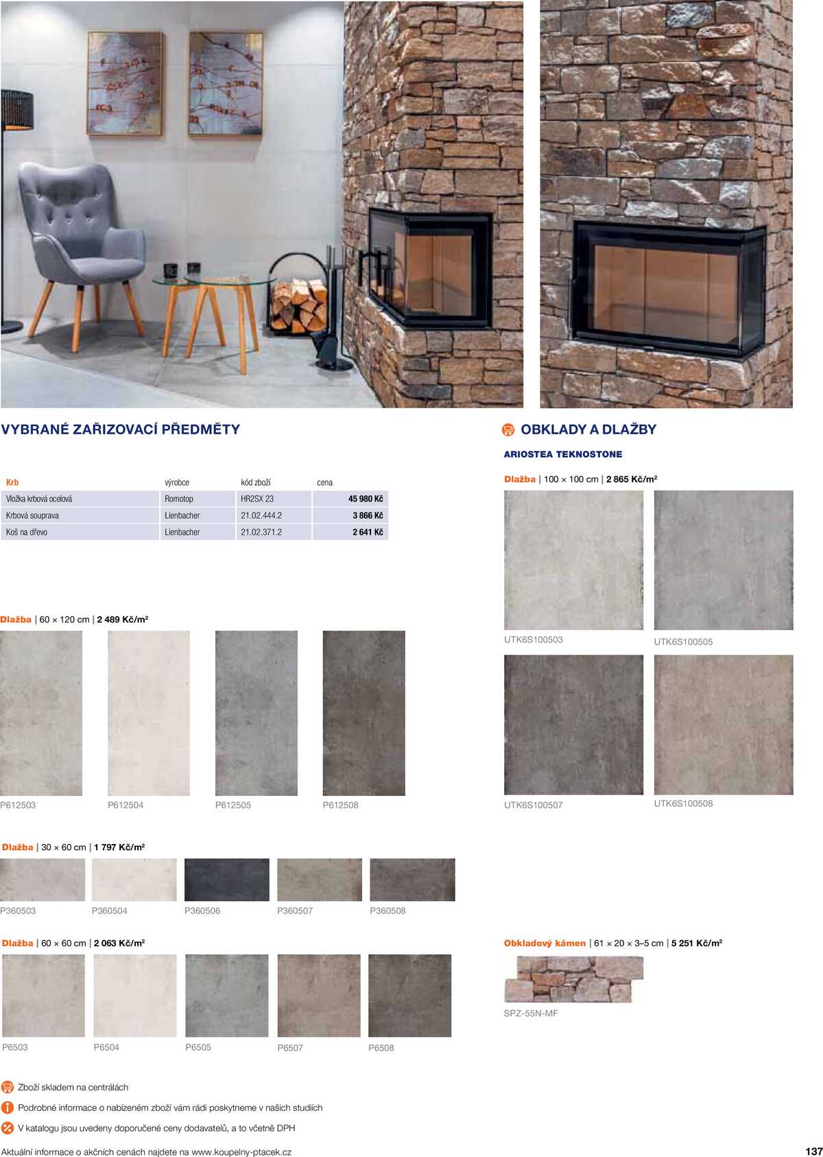 Koupelny Ptáček katalog koupelny strana 137