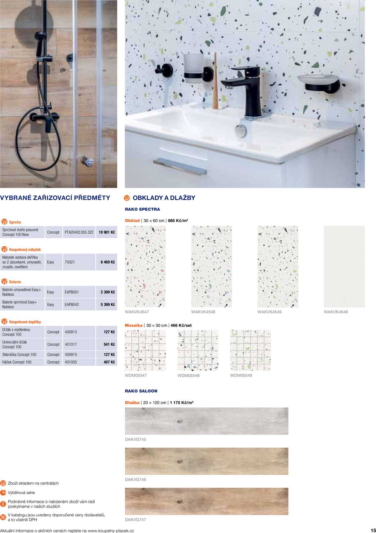 Koupelny Ptáček katalog koupelny strana 15