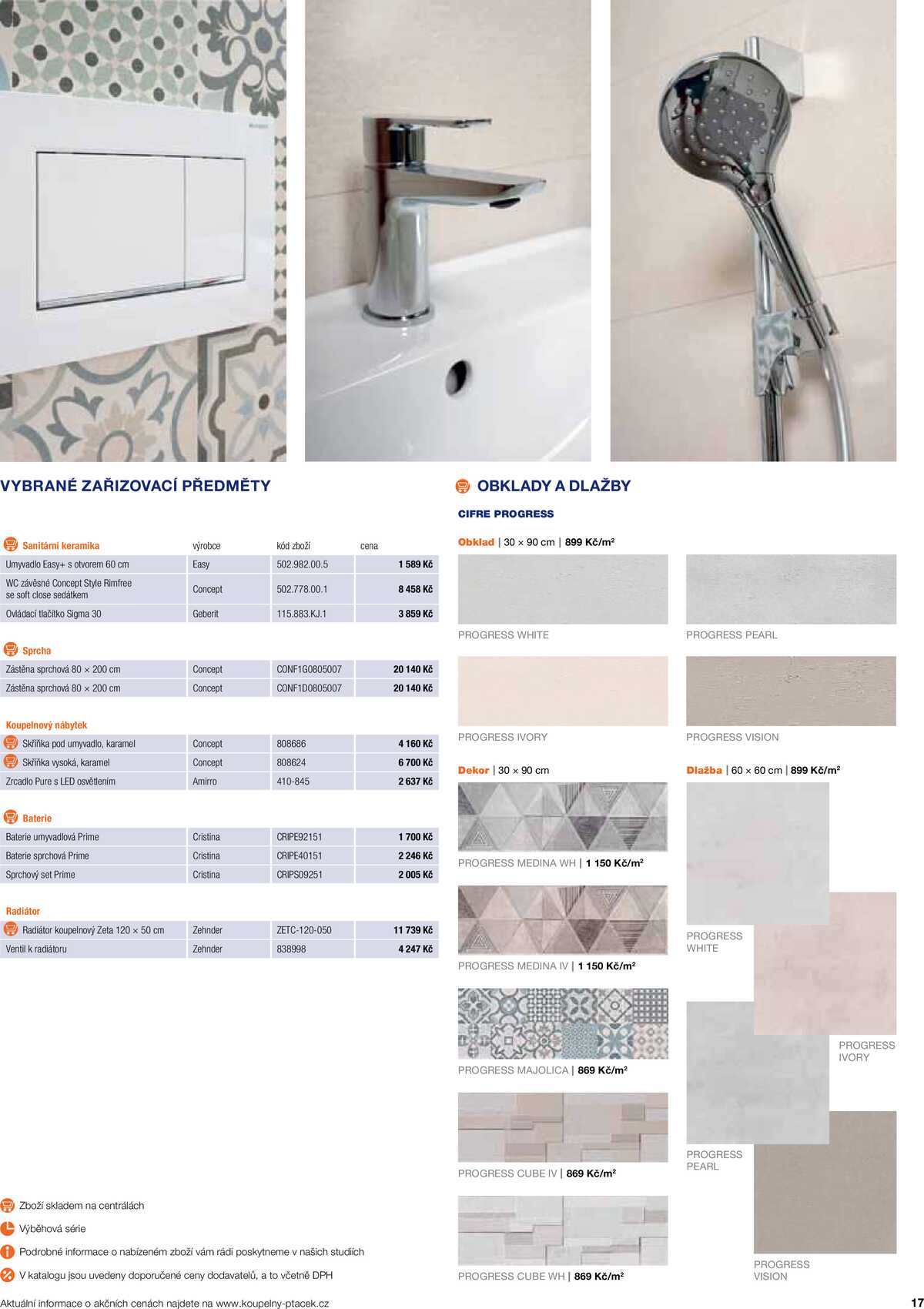 Koupelny Ptáček katalog koupelny strana 17