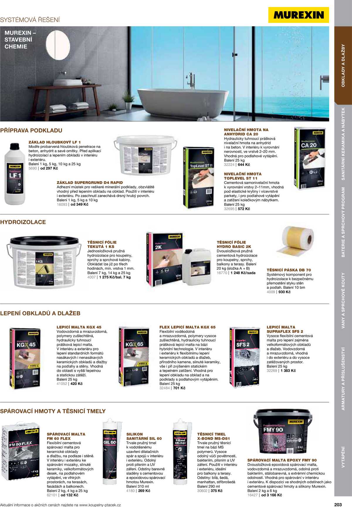 Koupelny Ptáček katalog koupelny strana 203