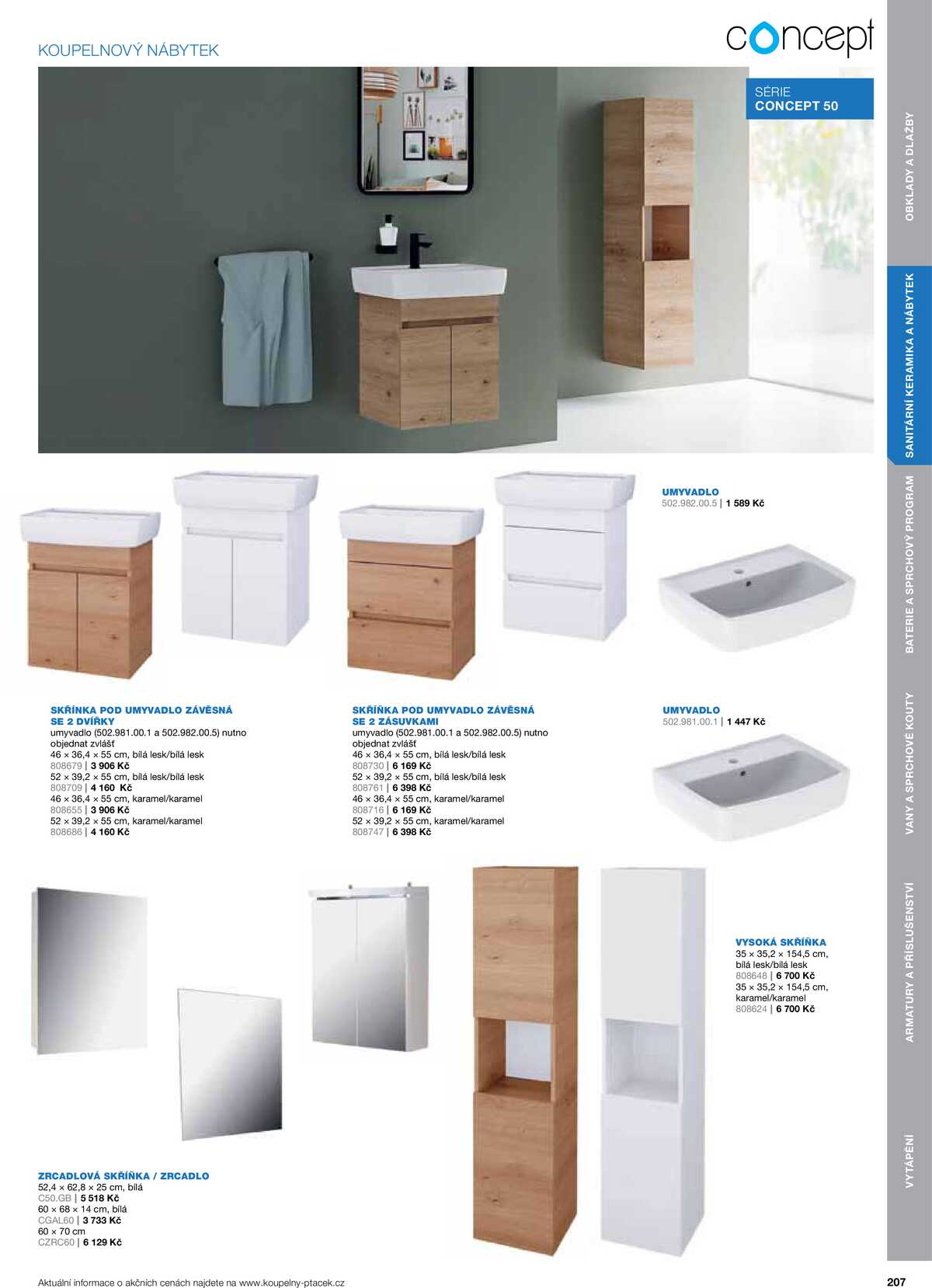 Koupelny Ptáček katalog koupelny strana 207