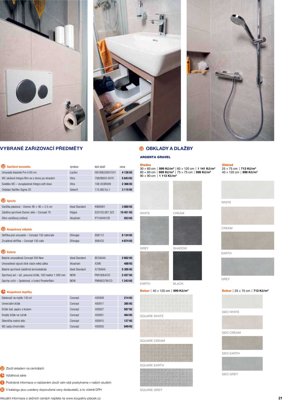 Koupelny Ptáček katalog koupelny strana 21