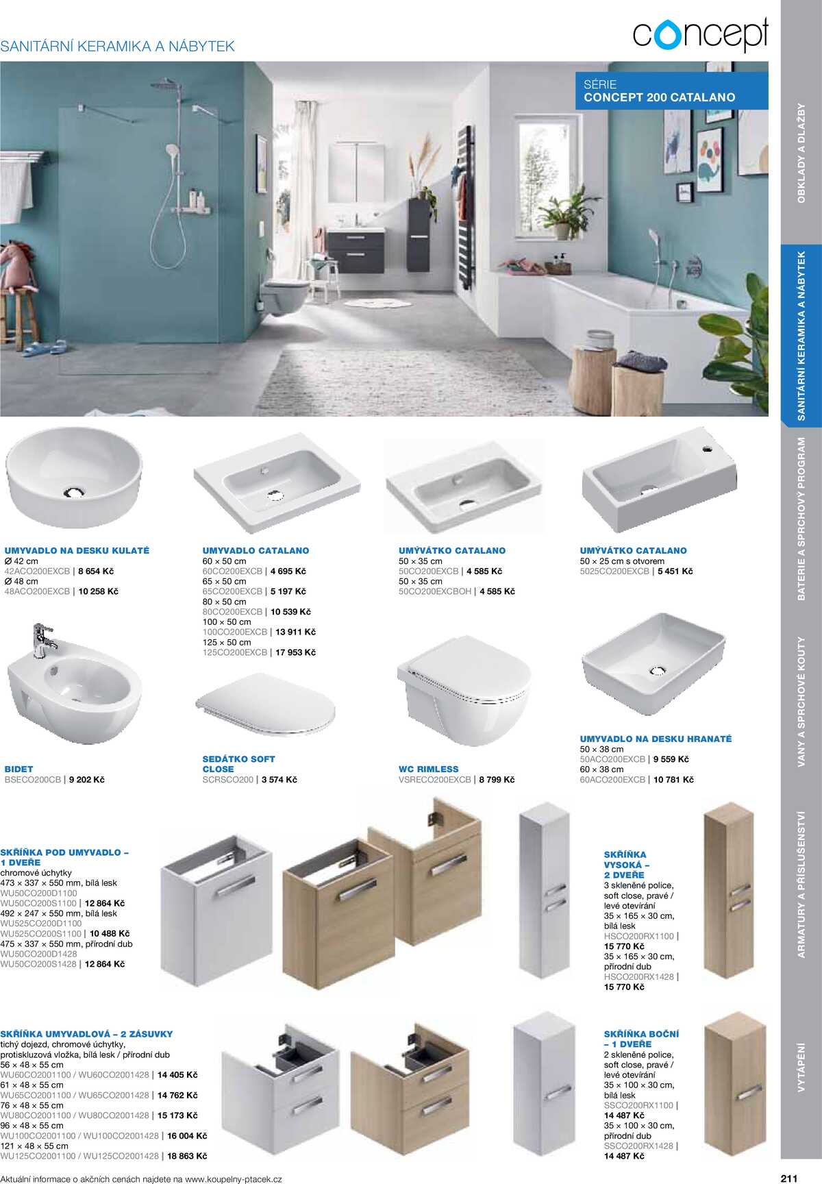 Koupelny Ptáček katalog koupelny strana 211