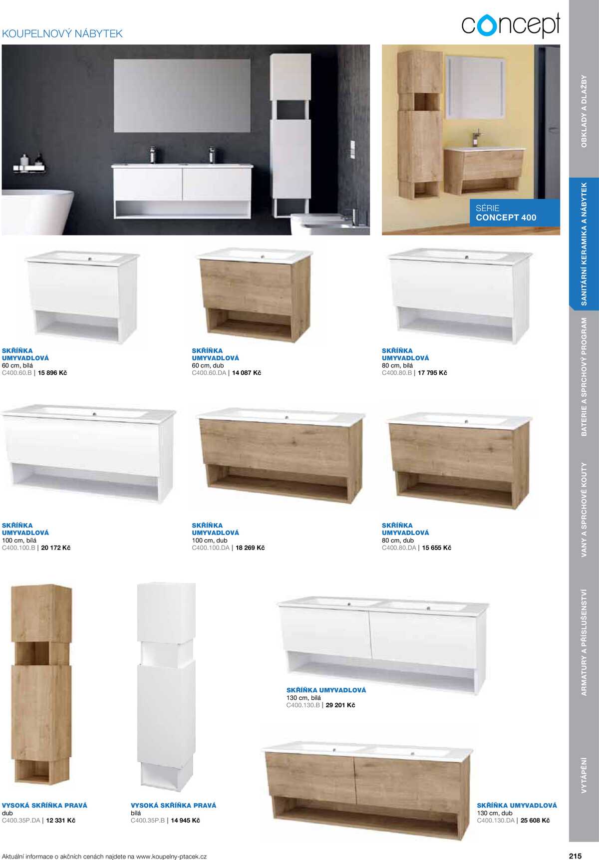 Koupelny Ptáček katalog koupelny strana 215