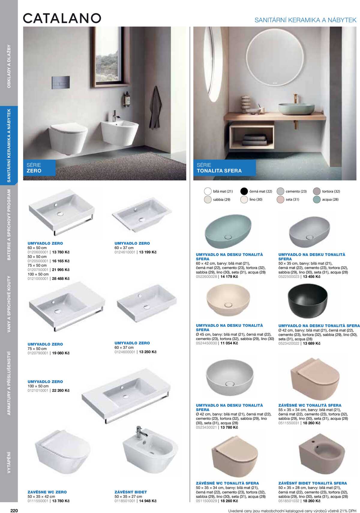 Koupelny Ptáček katalog koupelny strana 220