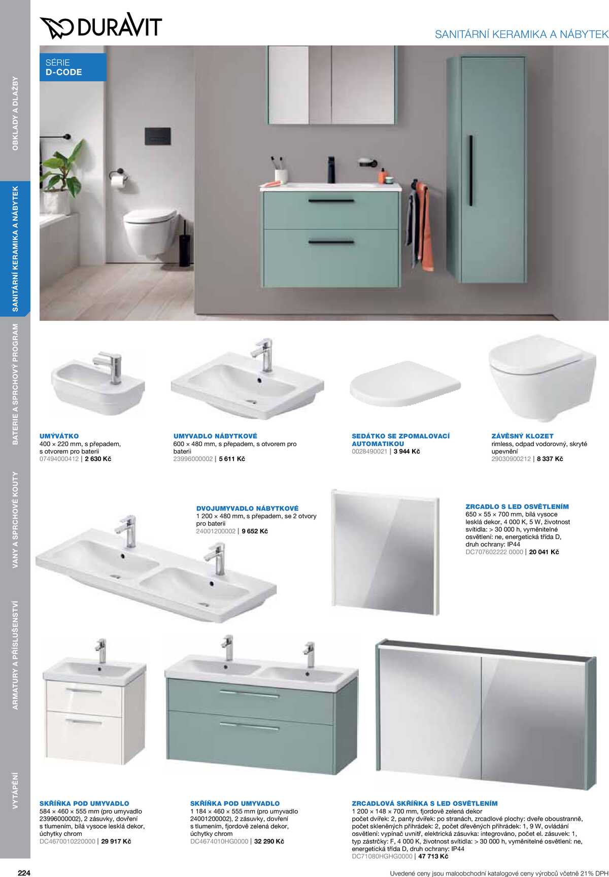 Koupelny Ptáček katalog koupelny strana 224