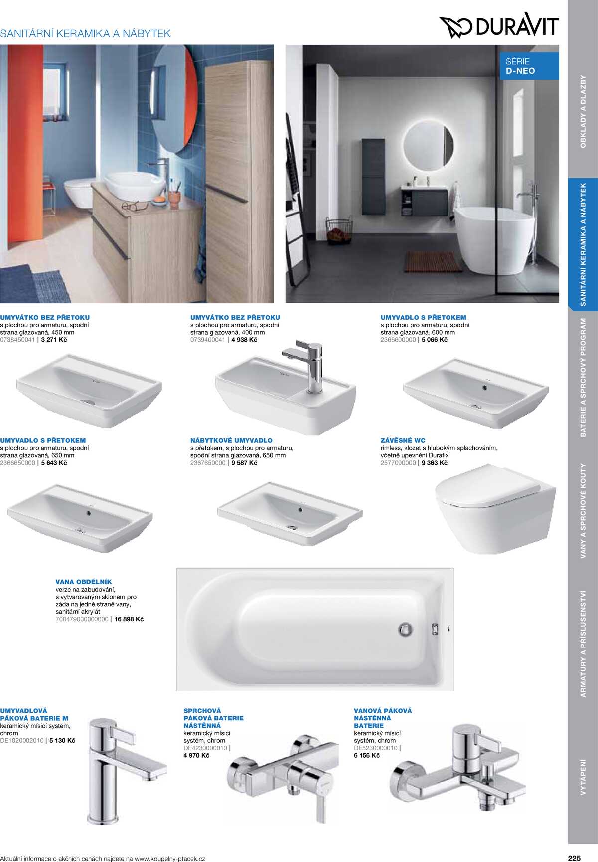 Koupelny Ptáček katalog koupelny strana 225