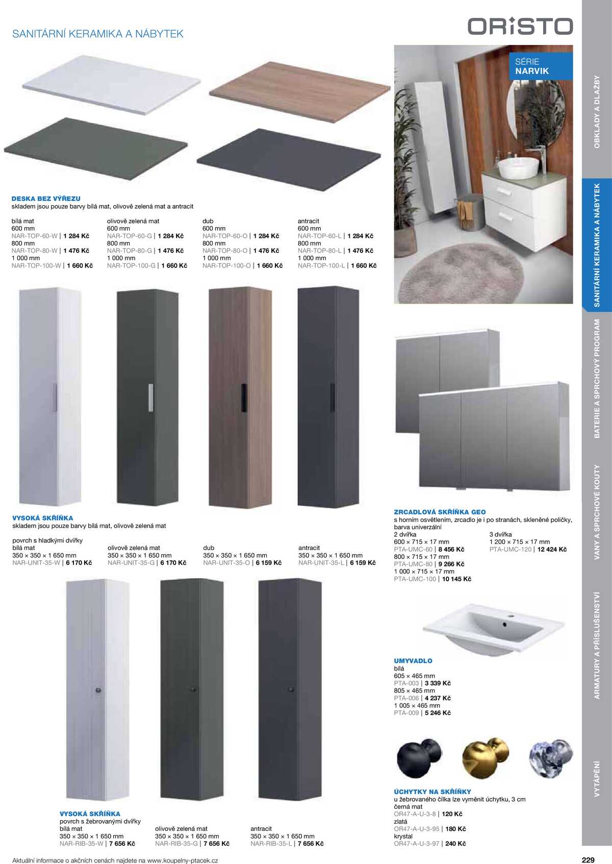 Koupelny Ptáček katalog koupelny strana 229