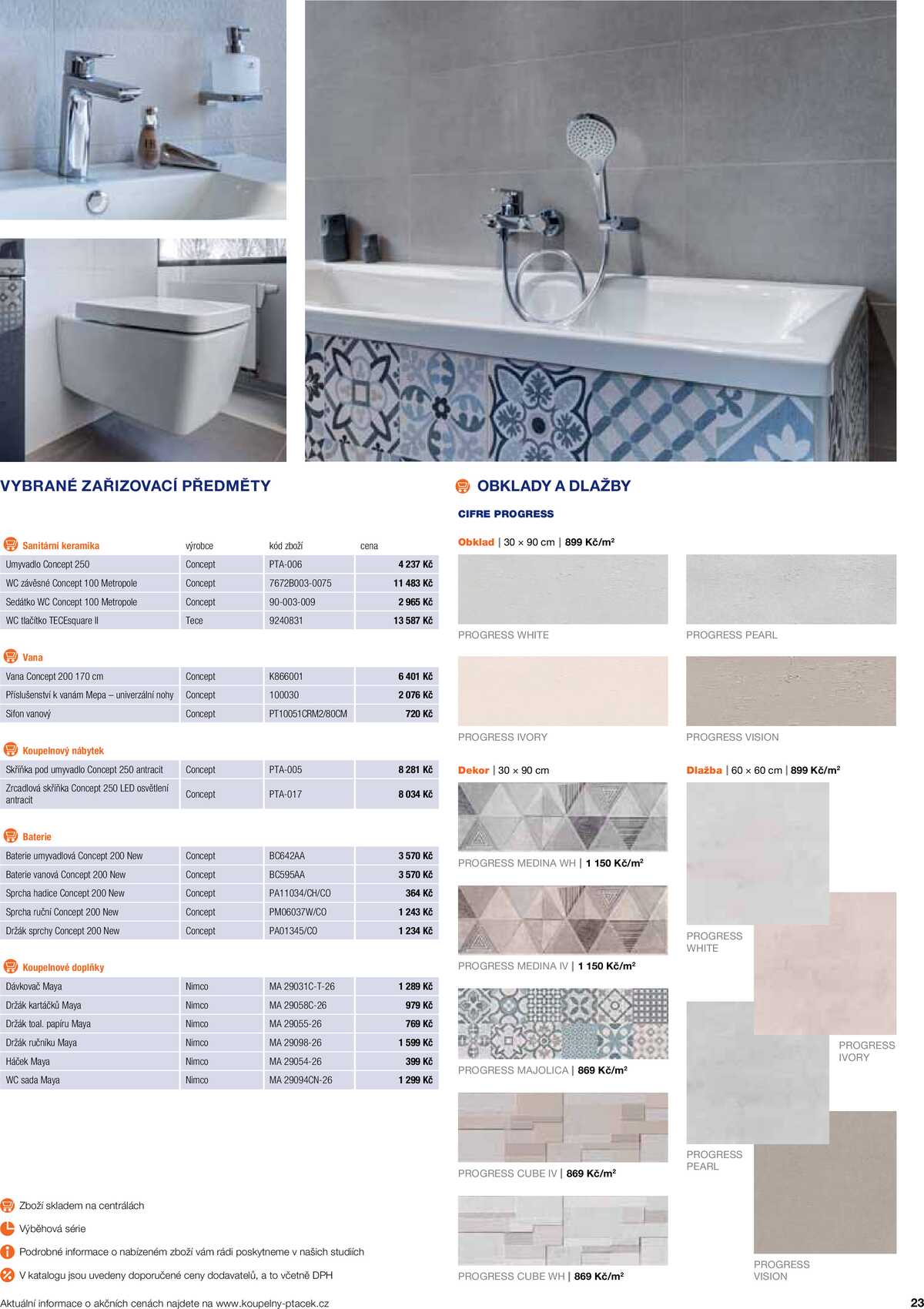 Koupelny Ptáček katalog koupelny strana 23