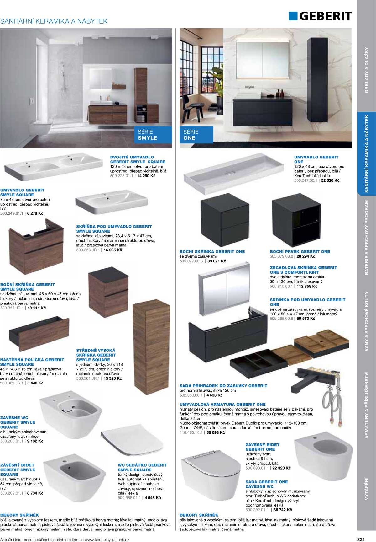 Koupelny Ptáček katalog koupelny strana 231