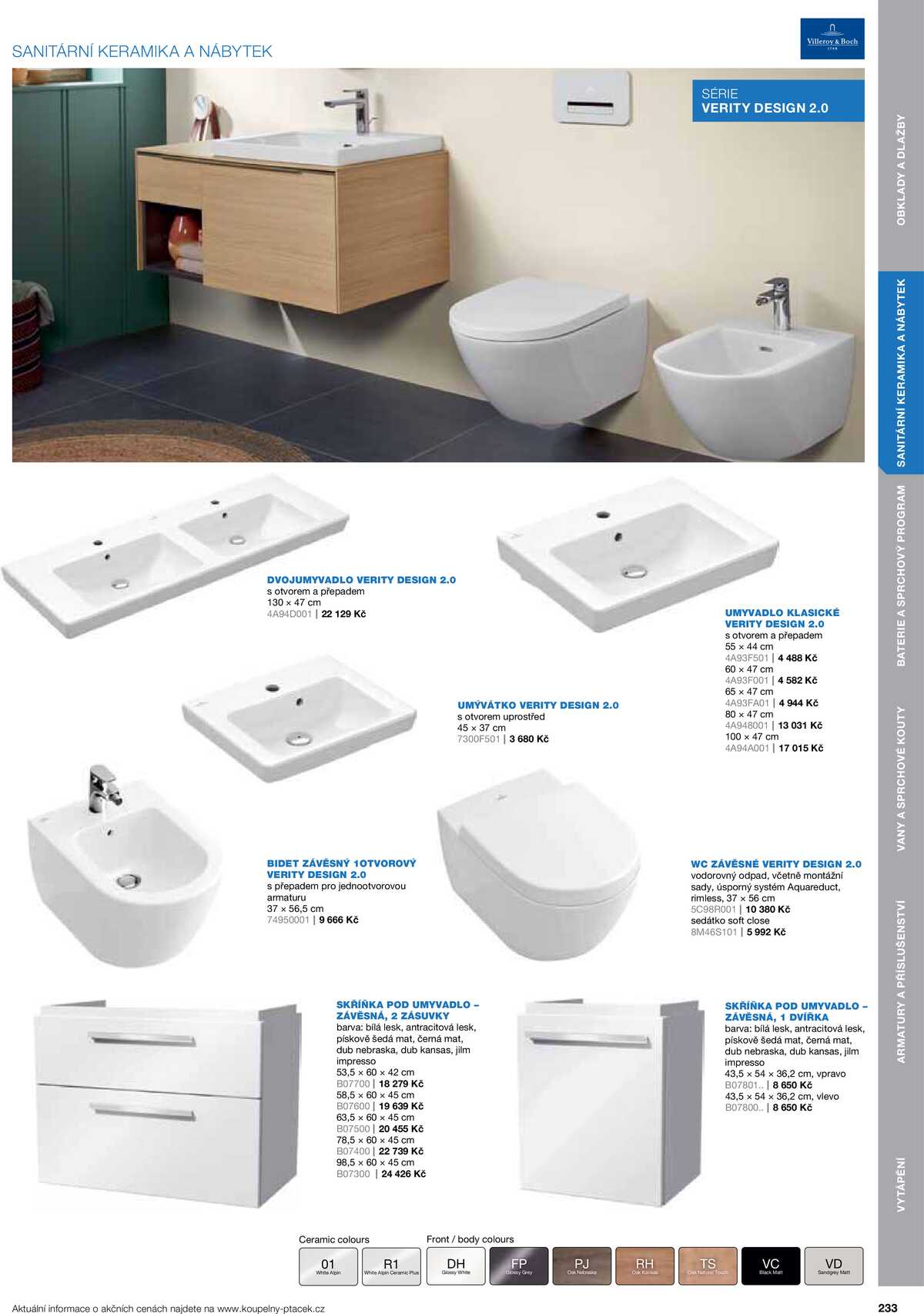 Koupelny Ptáček katalog koupelny strana 233