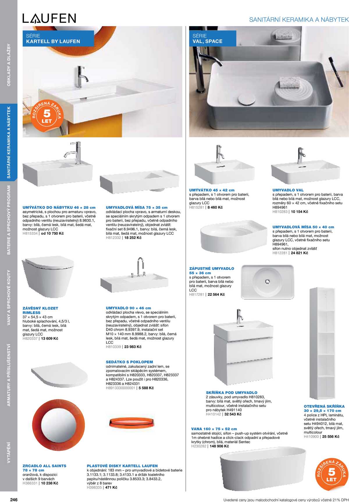 Koupelny Ptáček katalog koupelny strana 246