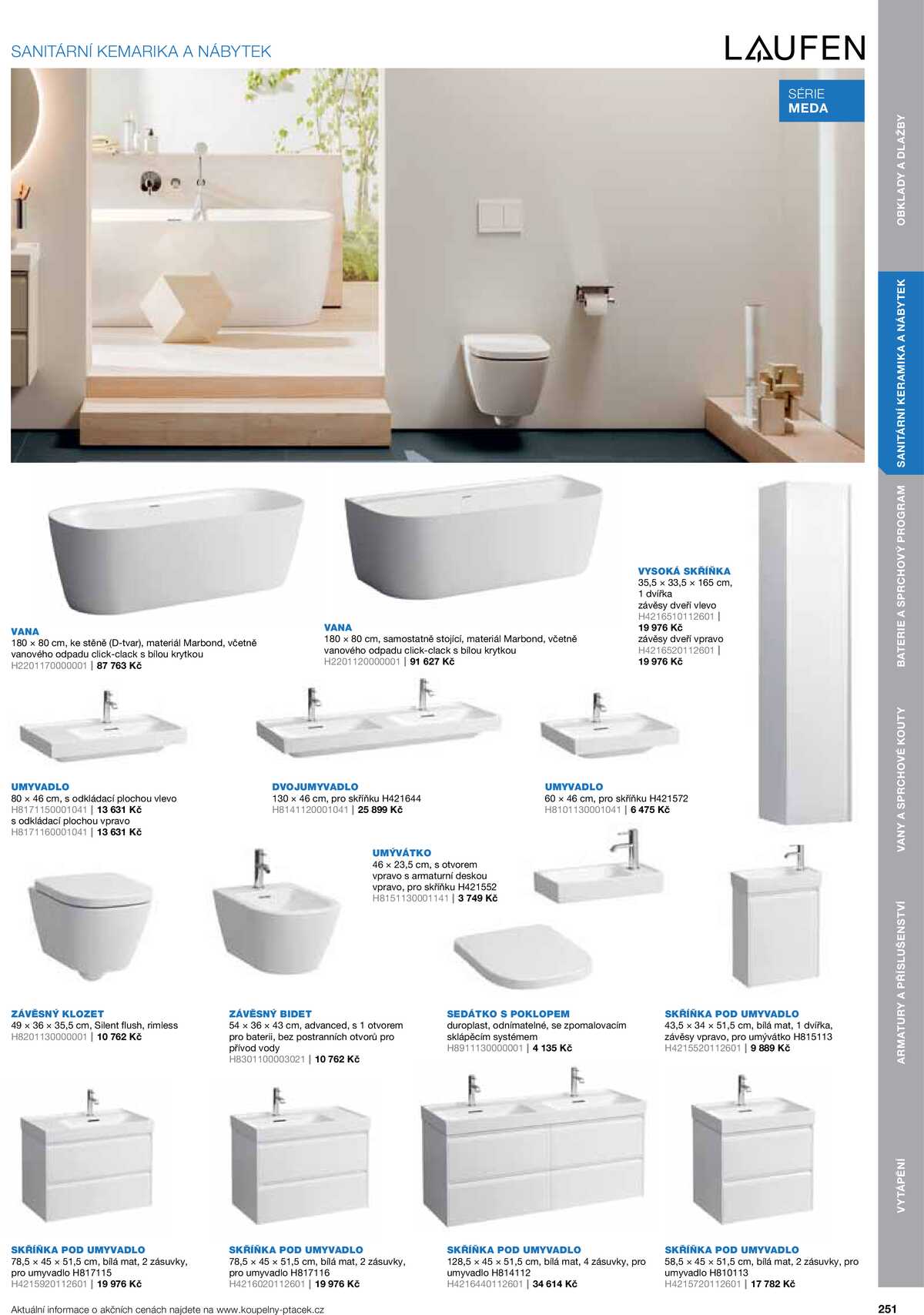 Koupelny Ptáček katalog koupelny strana 251