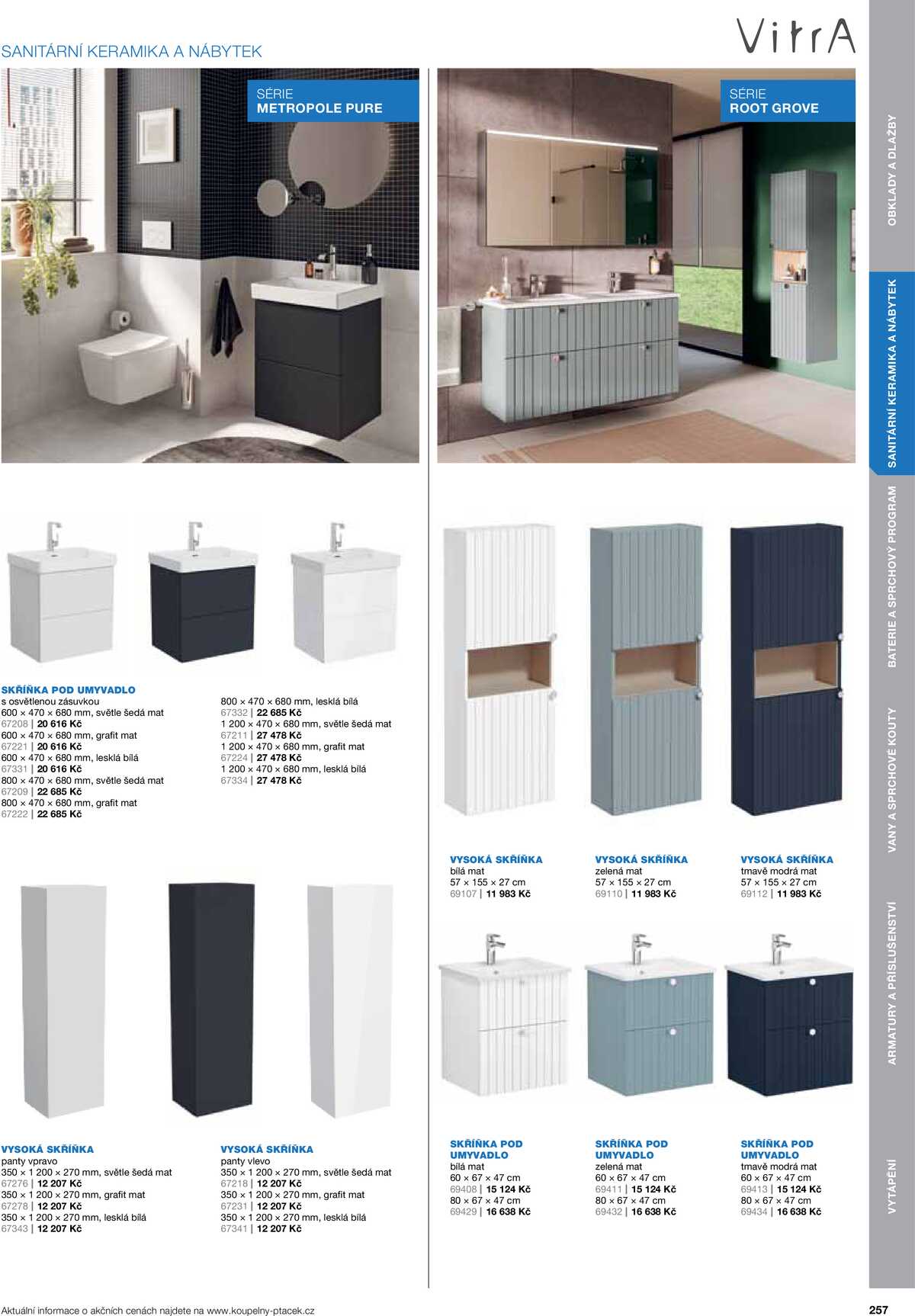 Koupelny Ptáček katalog koupelny strana 257