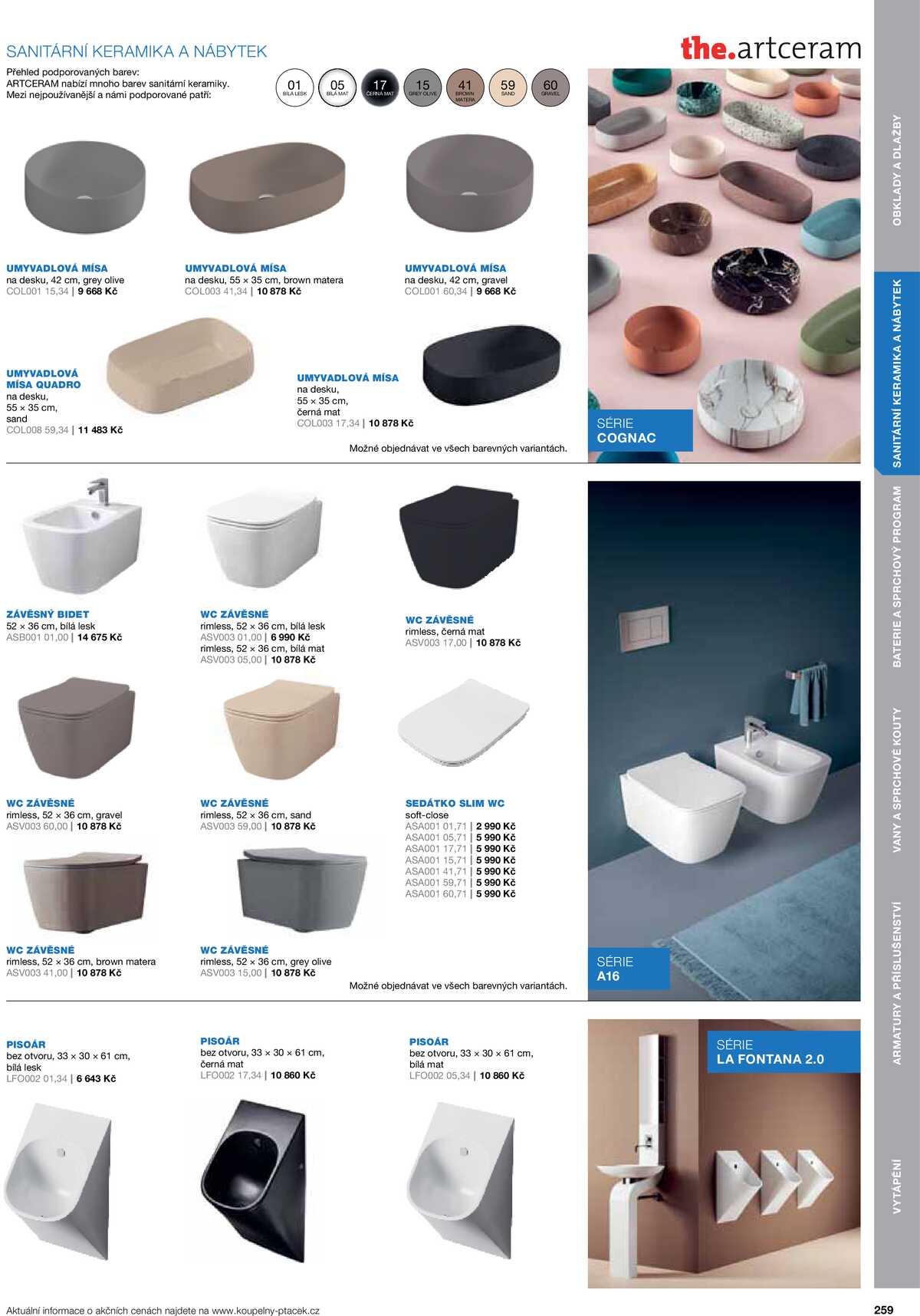 Koupelny Ptáček katalog koupelny strana 259